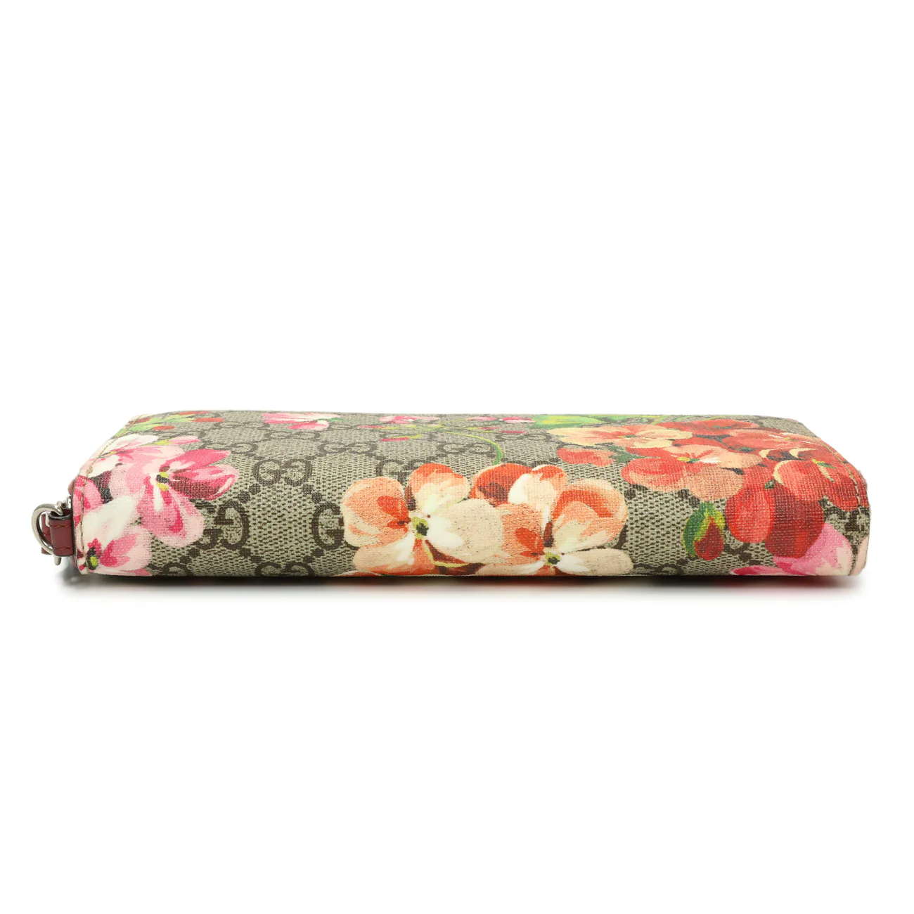Gucci GG Supreme Monogram Blooms Wristlet Wallet - Image 3