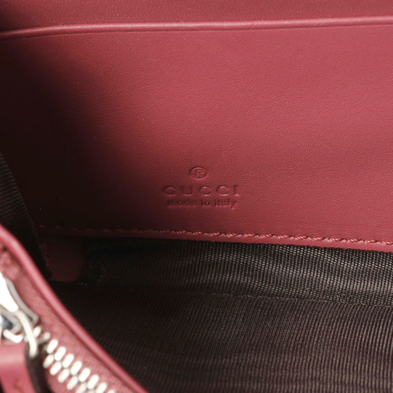 Gucci GG Supreme Monogram Blooms Wristlet Wallet - Image 7