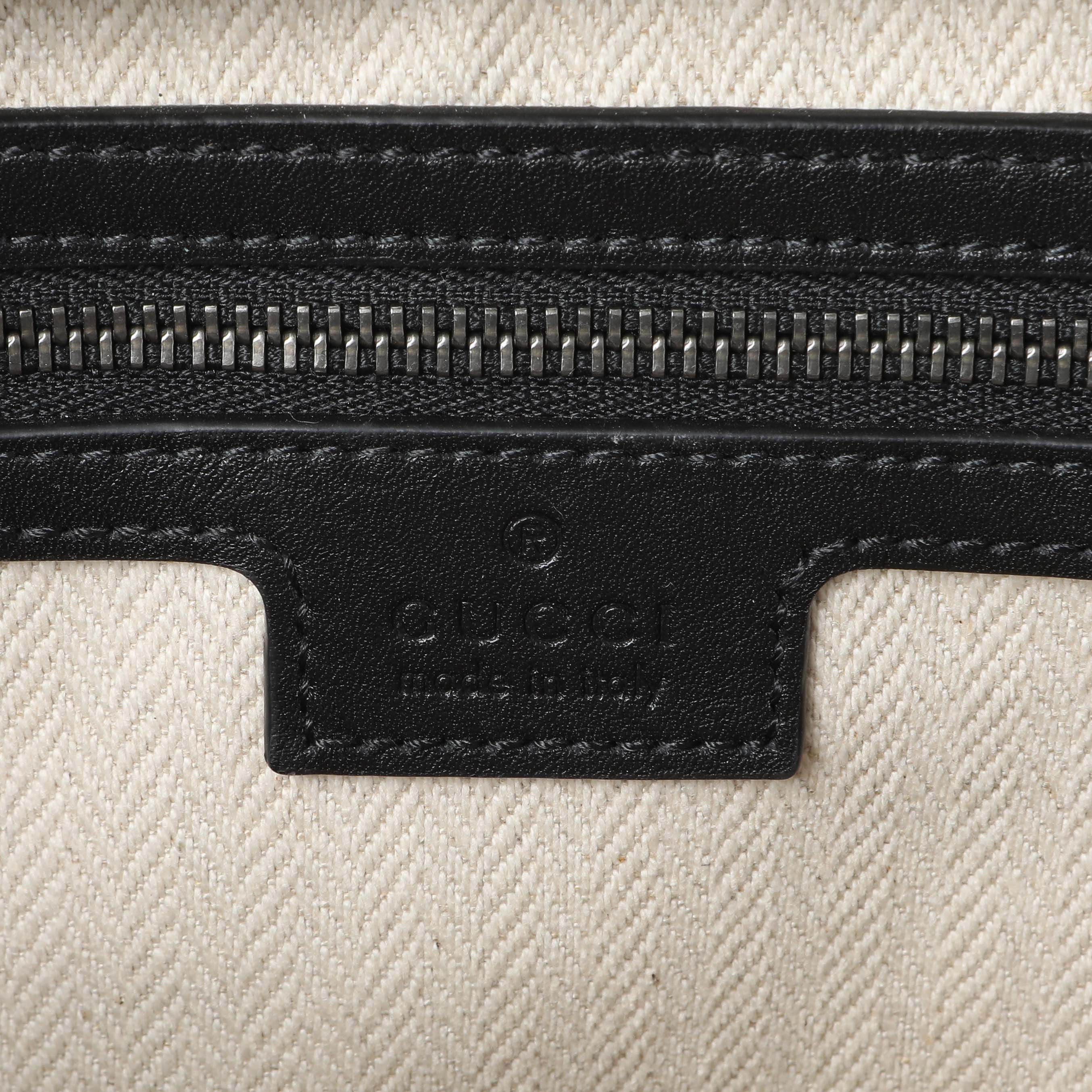 Gucci GG Supreme Monogram Calfskin Emblem Small Crossbody - Image 5
