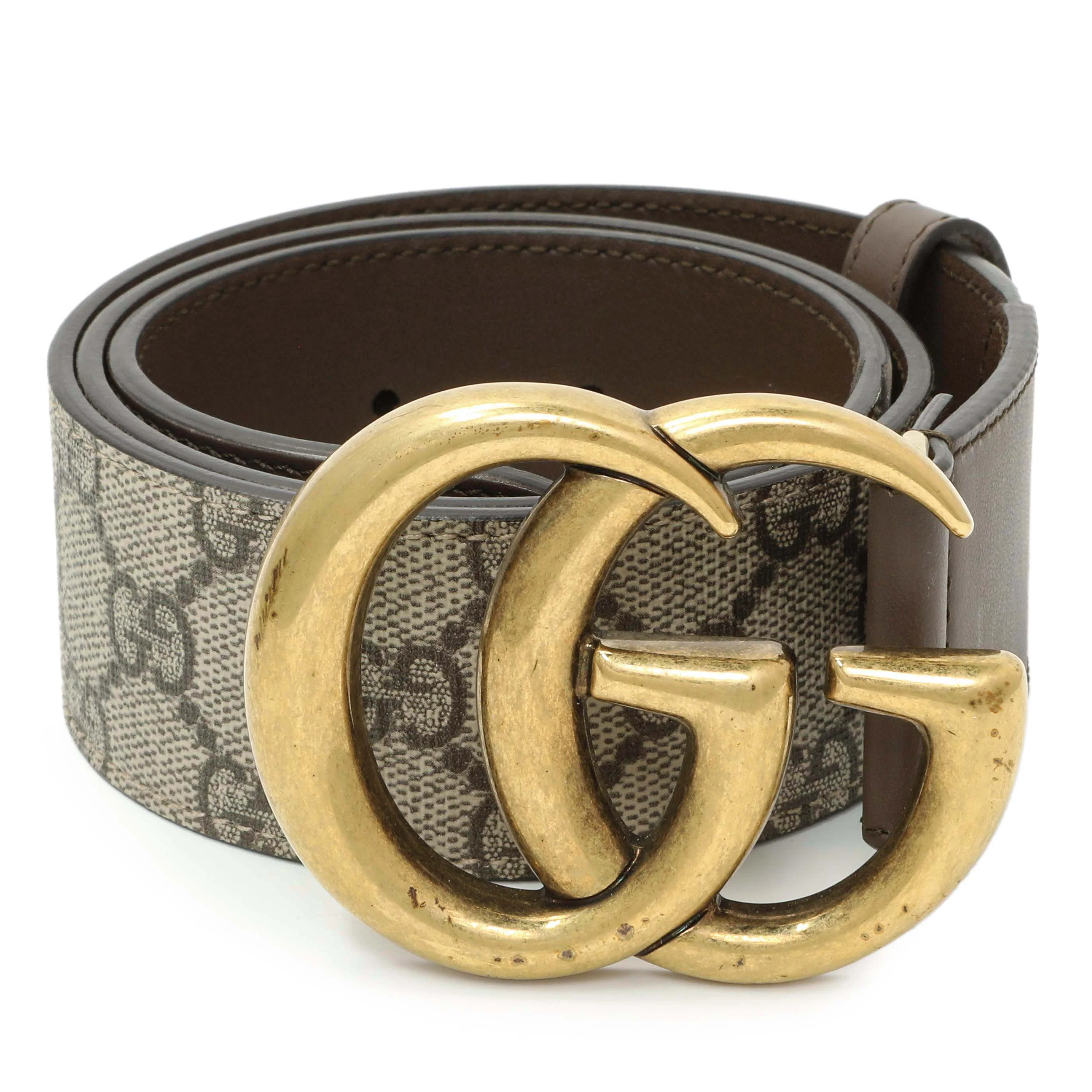 Gucci GG Supreme Monogram Double G 40mm Belt - Image 3