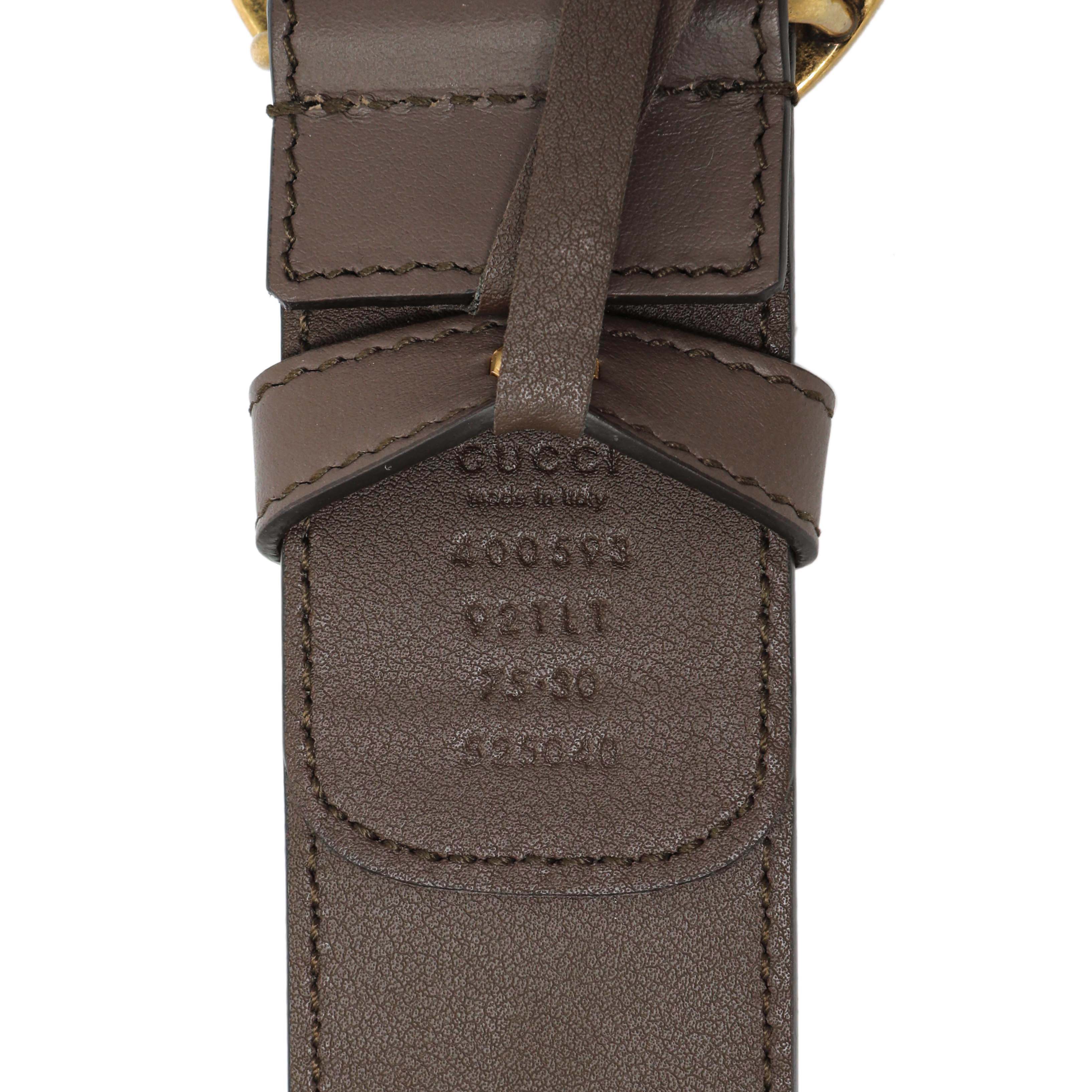 Gucci GG Supreme Monogram Double G 40mm Belt - Image 4