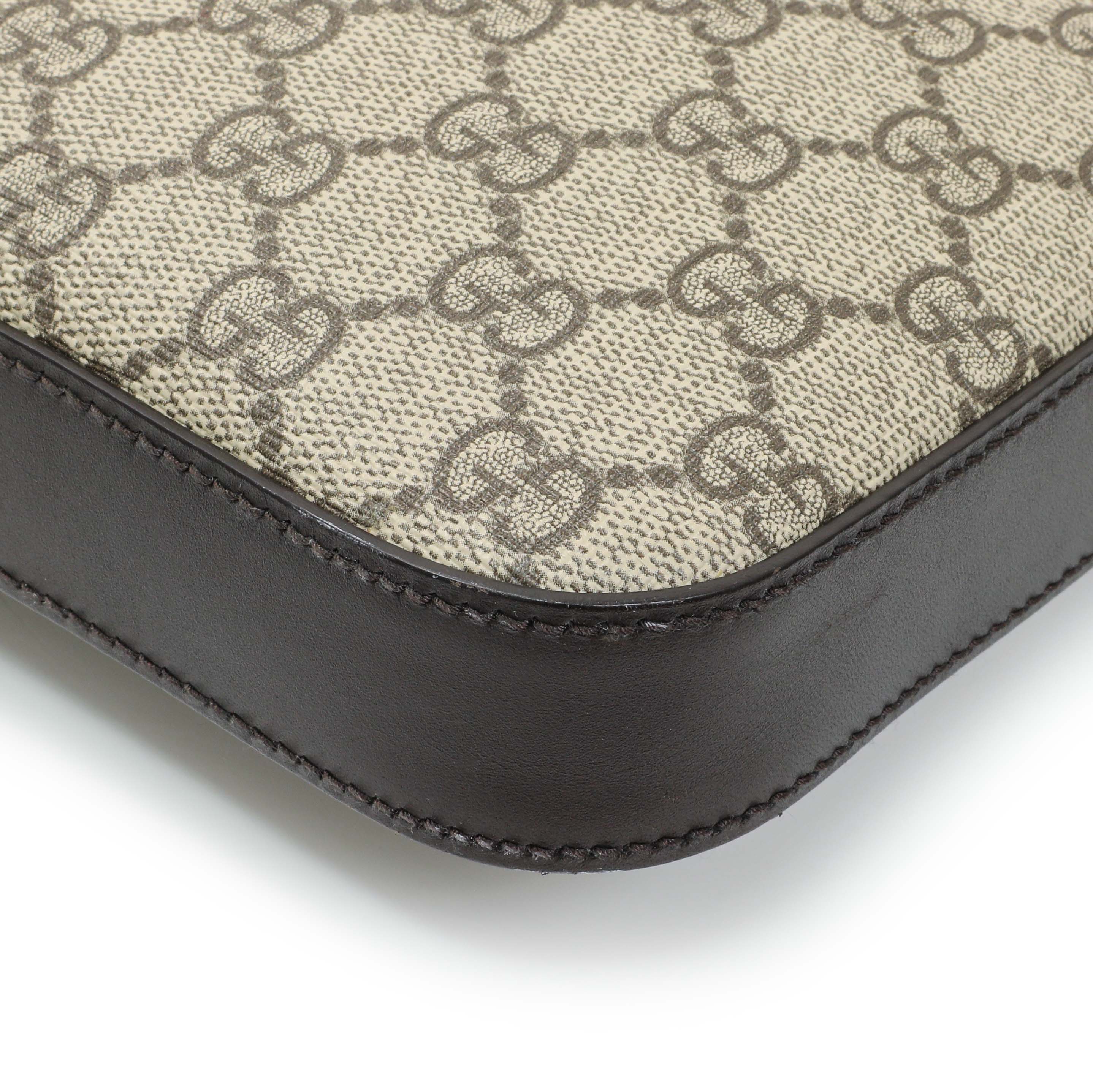 Gucci GG Supreme Monogram Flat Messenger - Image 5