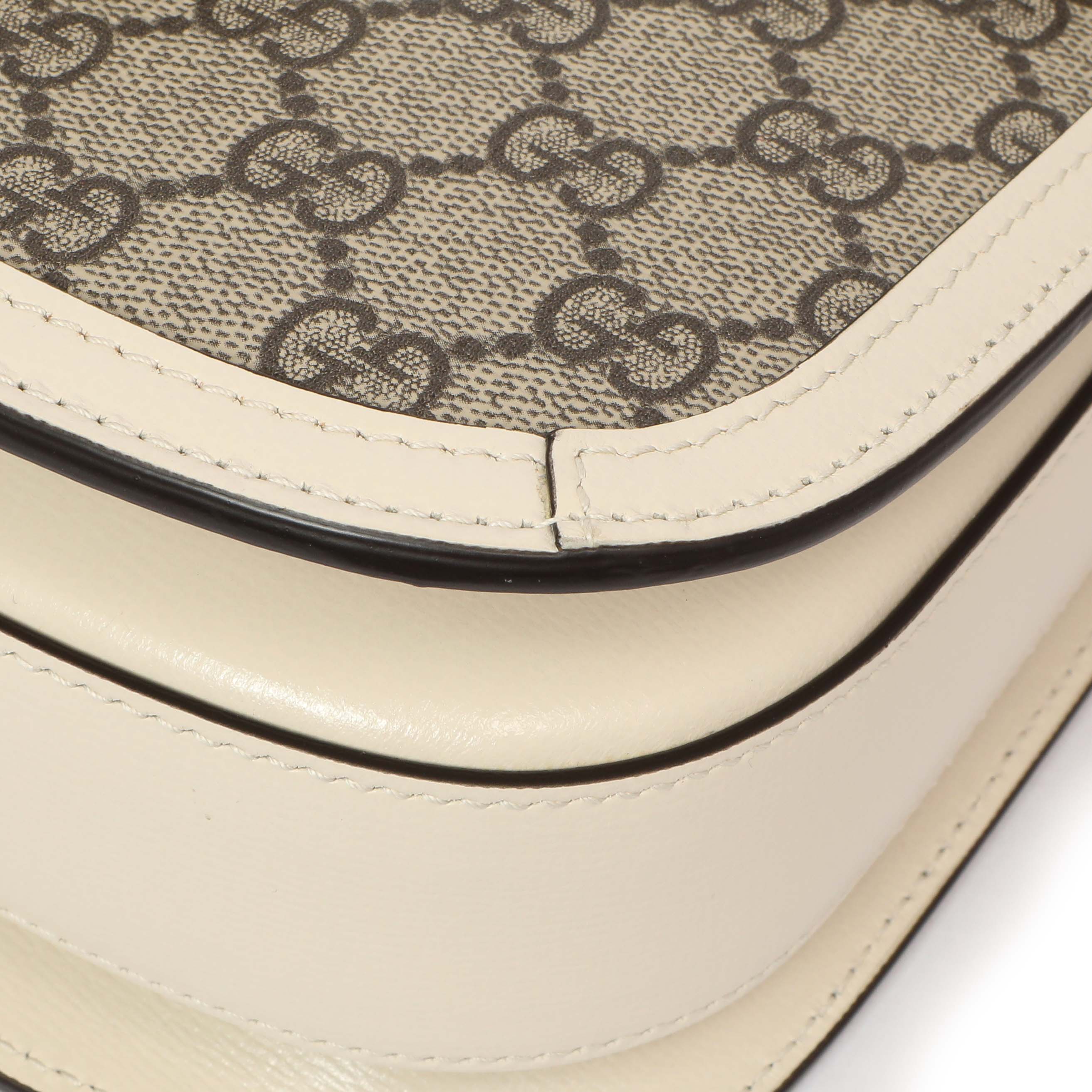 Gucci GG Supreme Monogram Horsebit 1955 Shoulder Bag - Image 5