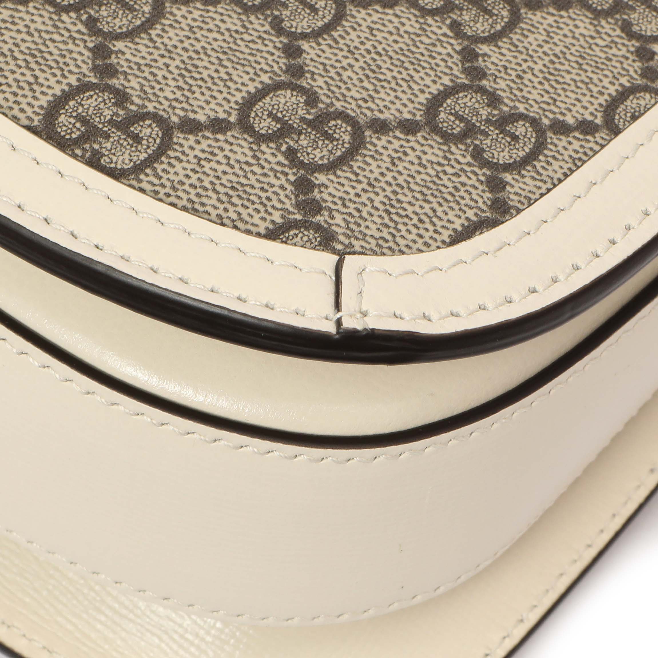 Gucci GG Supreme Monogram Horsebit 1955 Shoulder Bag - Image 7