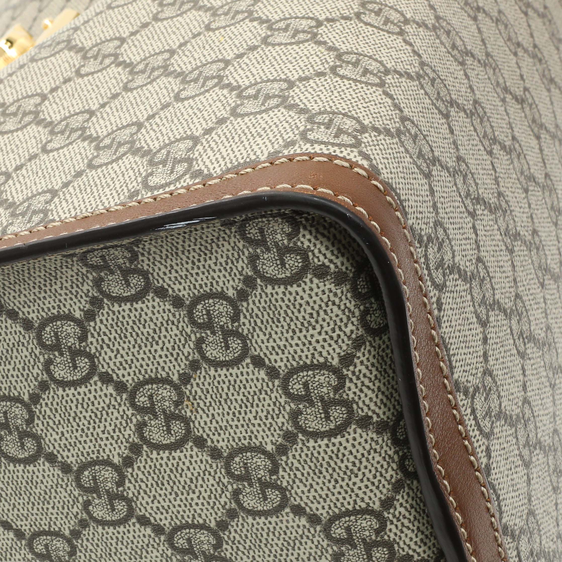 Gucci GG Supreme Monogram Medium Padlock Tote - Image 4