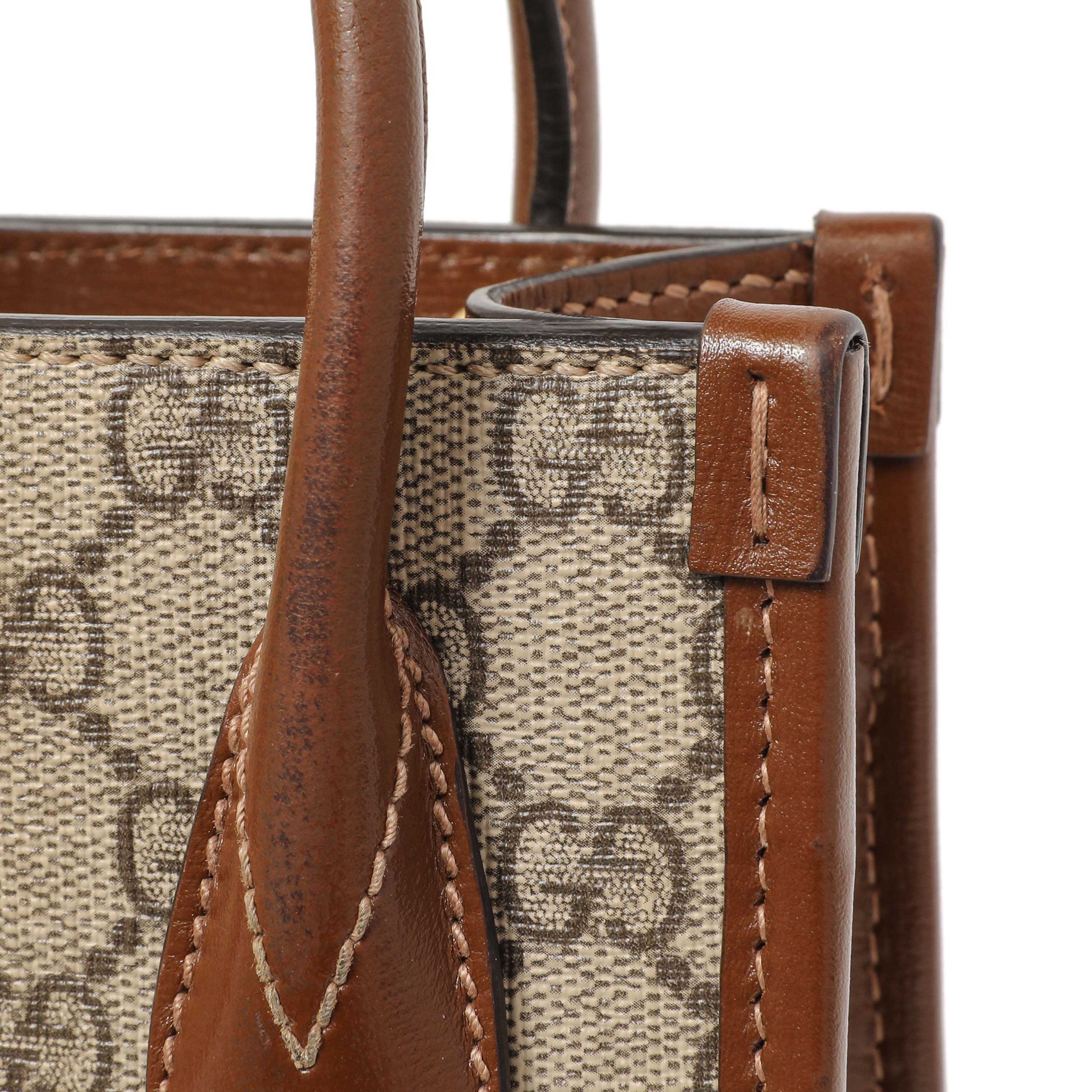 Gucci GG Supreme Monogram Mini Retro Interlocking G Tote Bag - Image 12