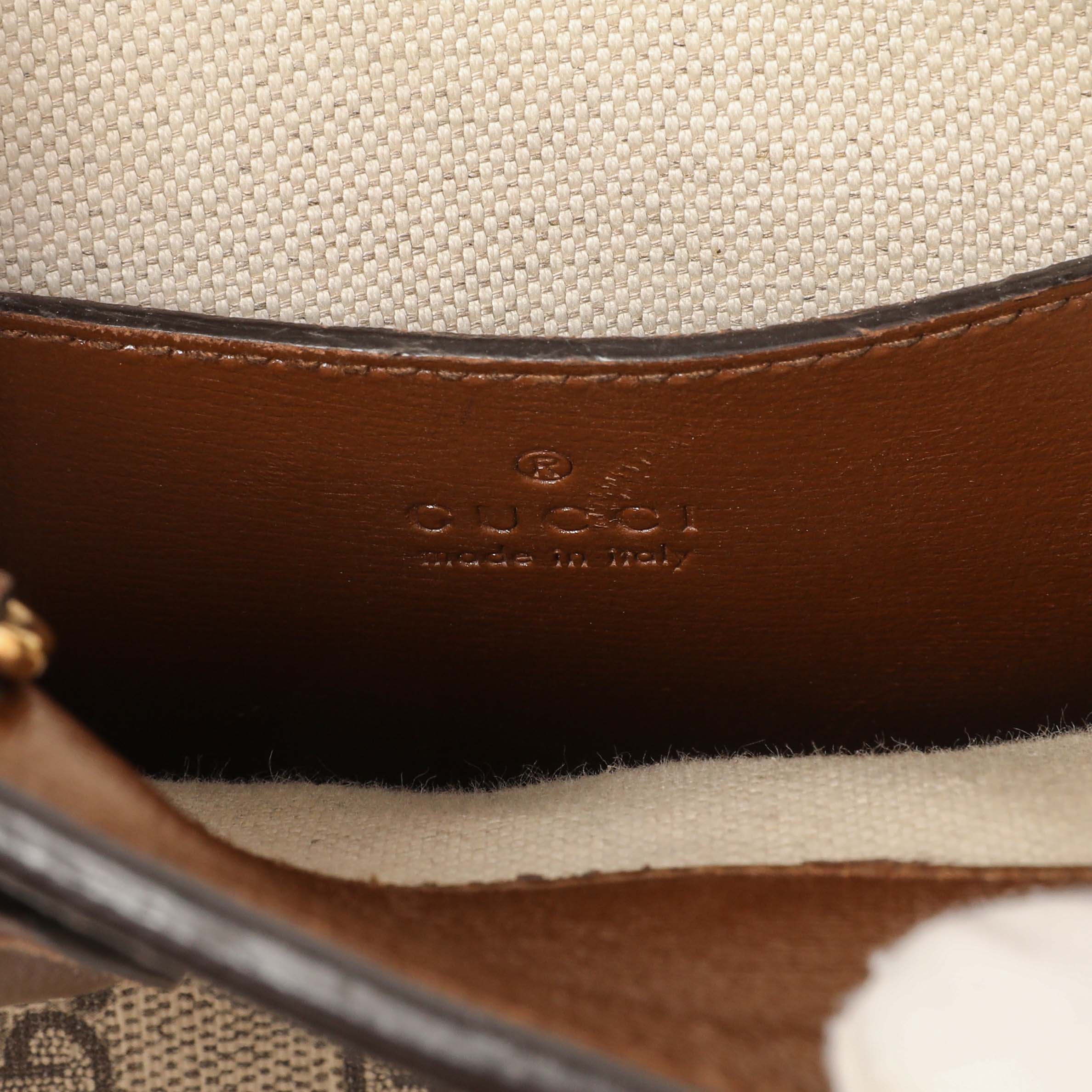 Gucci GG Supreme Monogram Mini Retro Interlocking G Tote Bag - Image 9