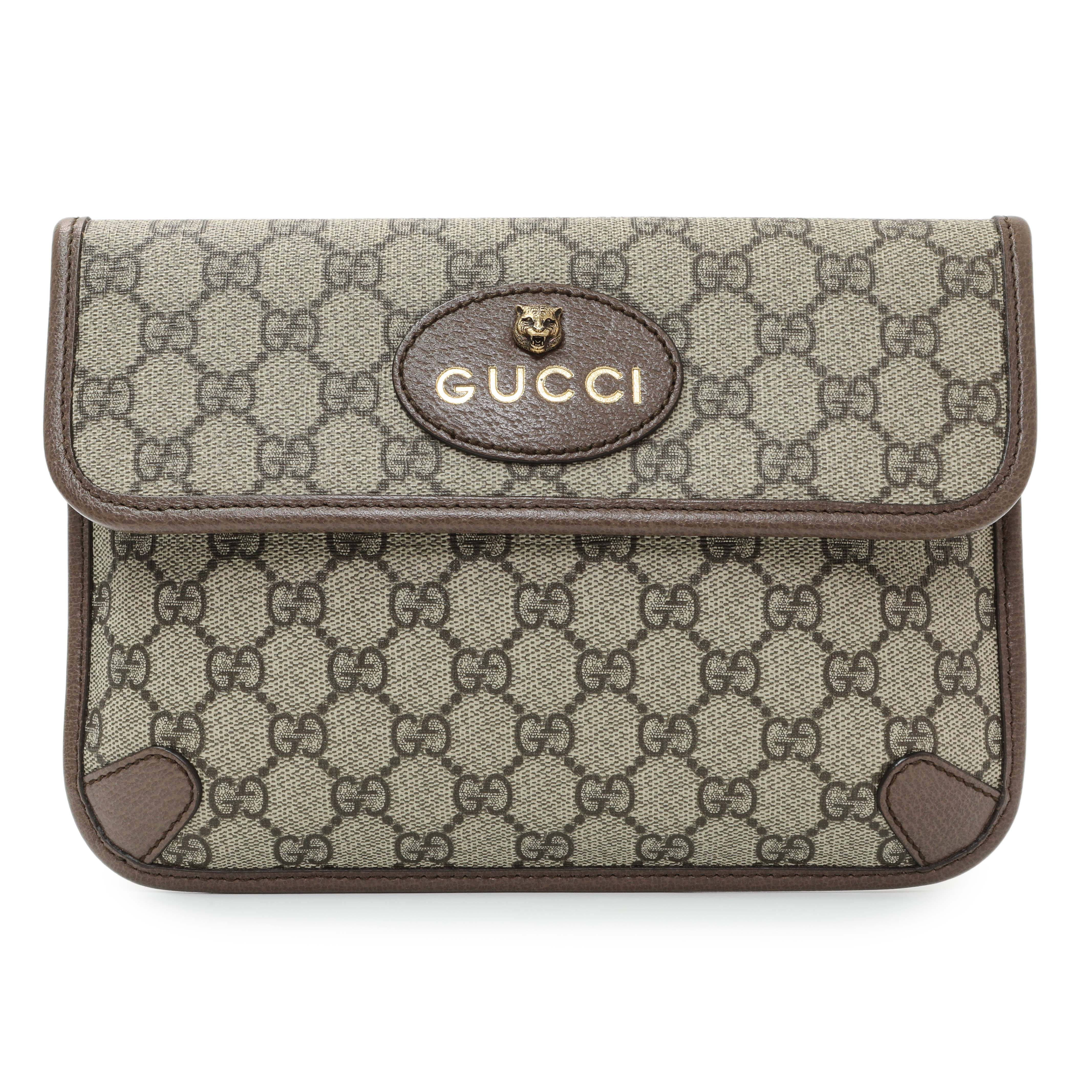 Gucci GG Supreme Monogram Neo Vintage Web Belt Bag