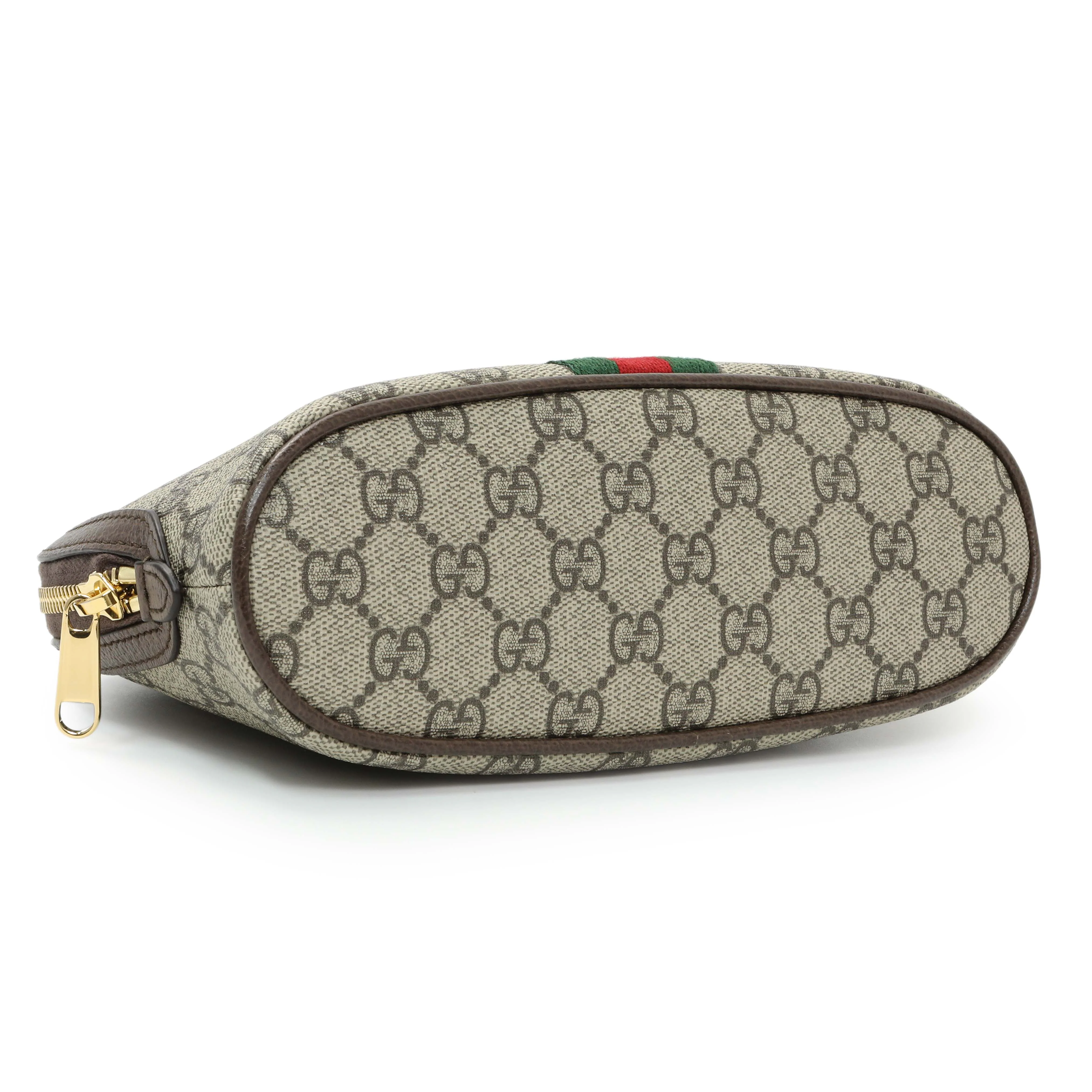 Gucci GG Supreme Monogram Ophidia Cosmetic Case - Image 3