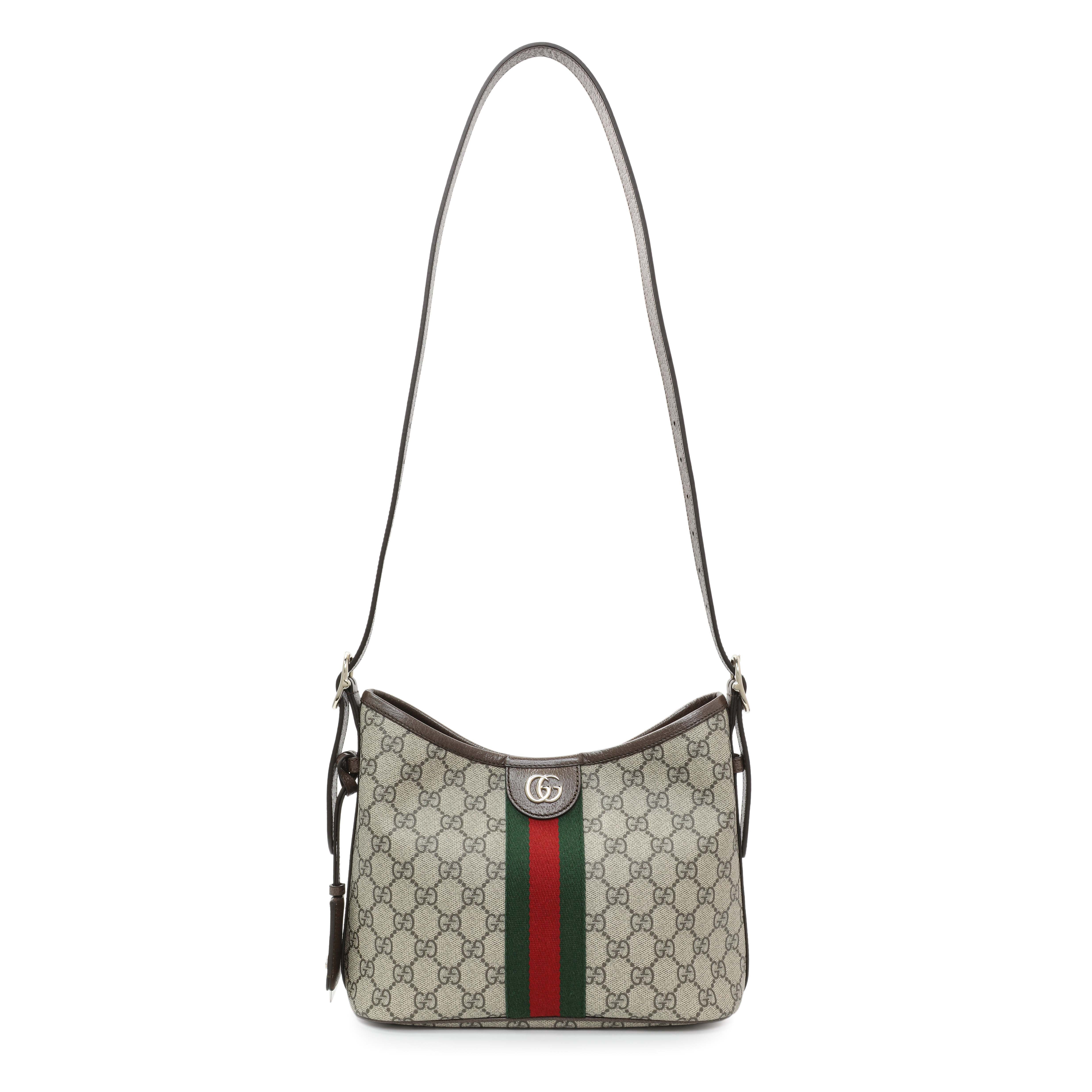 Gucci GG Supreme Monogram Ophidia Small Shoulder Bag