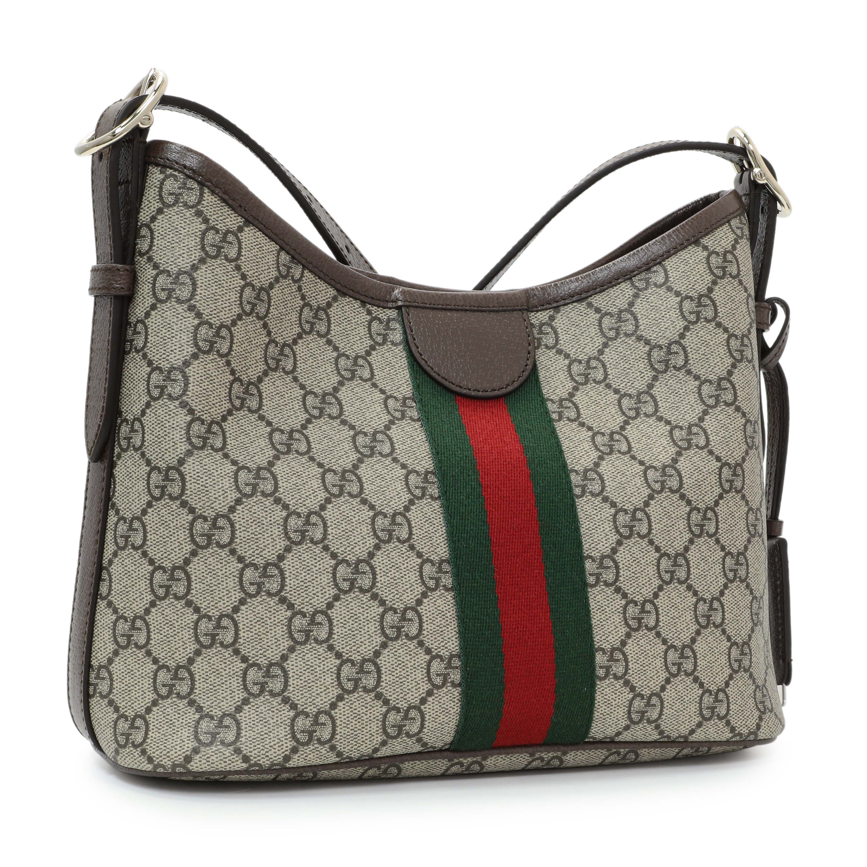 Gucci GG Supreme Monogram Ophidia Small Shoulder Bag - Image 3