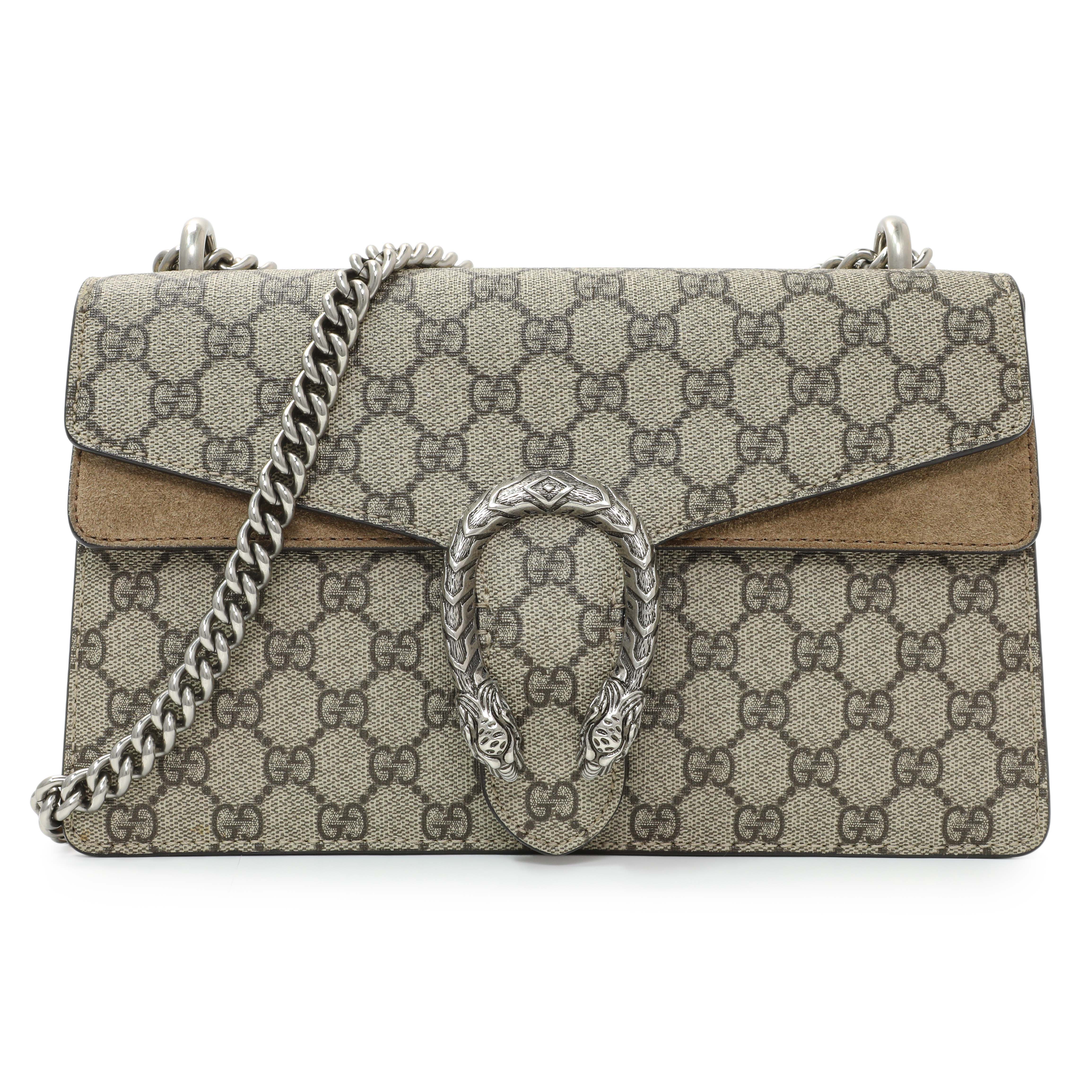 Gucci GG Supreme Monogram Small Dionysus Shoulder Bag