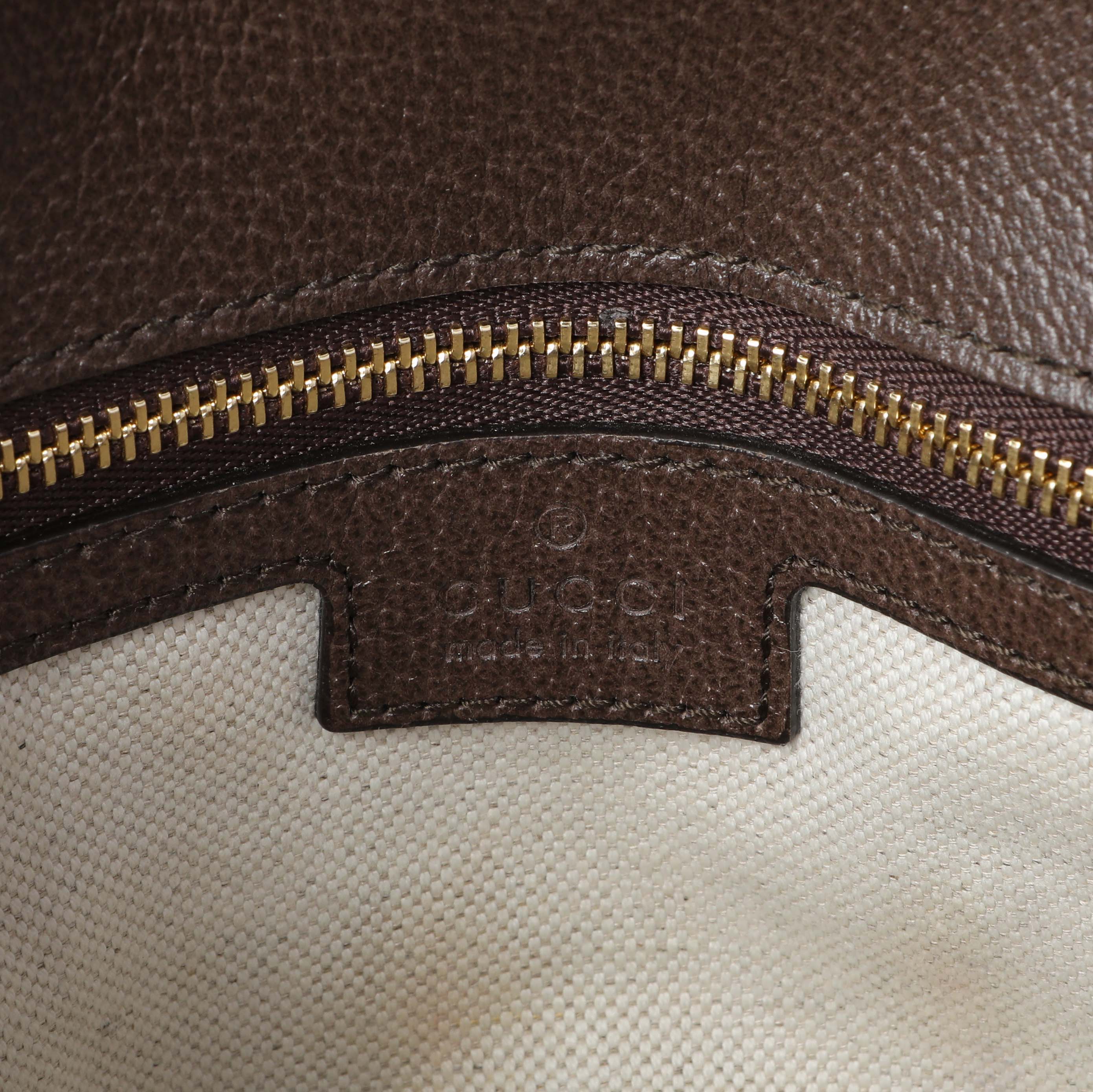 Gucci GG Supreme Monogram Textured Dollar Calfskin Blondie Chain Shoulder Flap - Image 5