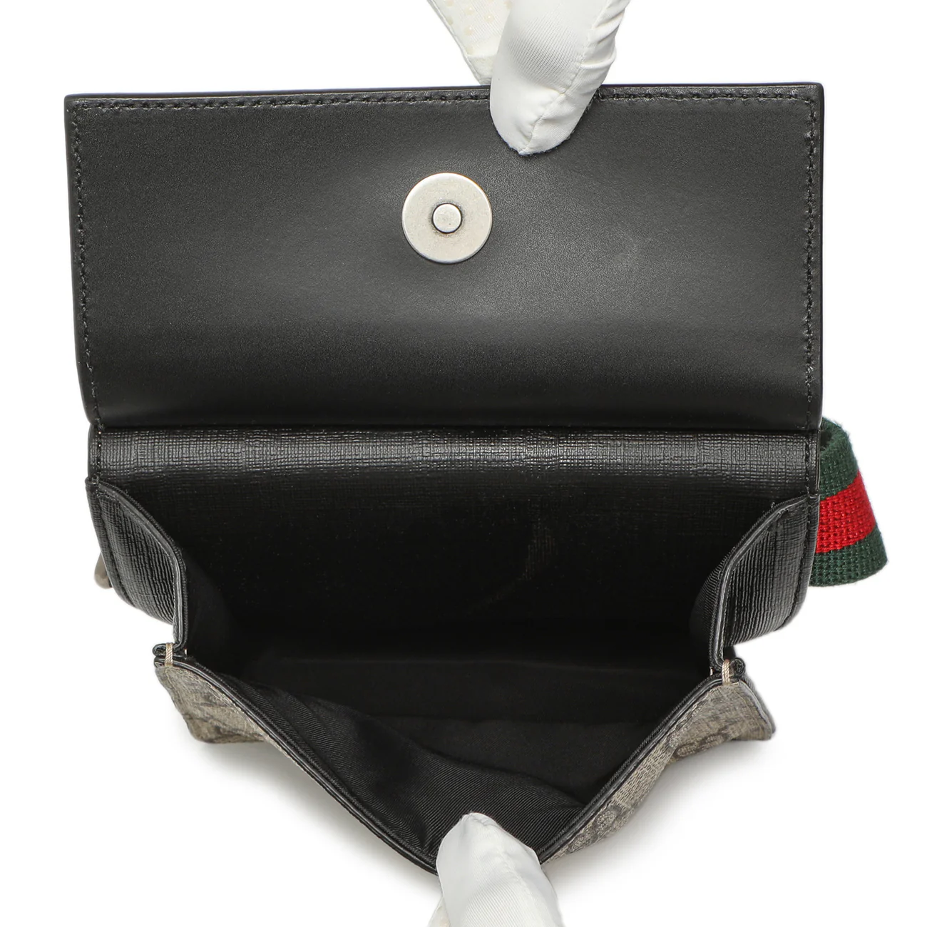 Gucci GG Supreme Monogram Web Belt Bag - Image 4