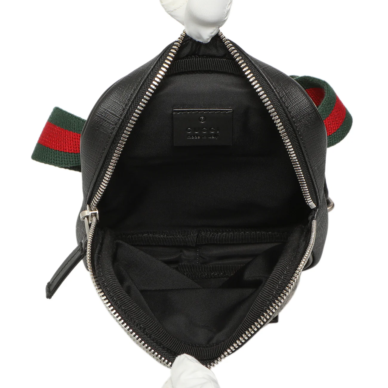 Gucci GG Supreme Monogram Web Belt Bag - Image 5