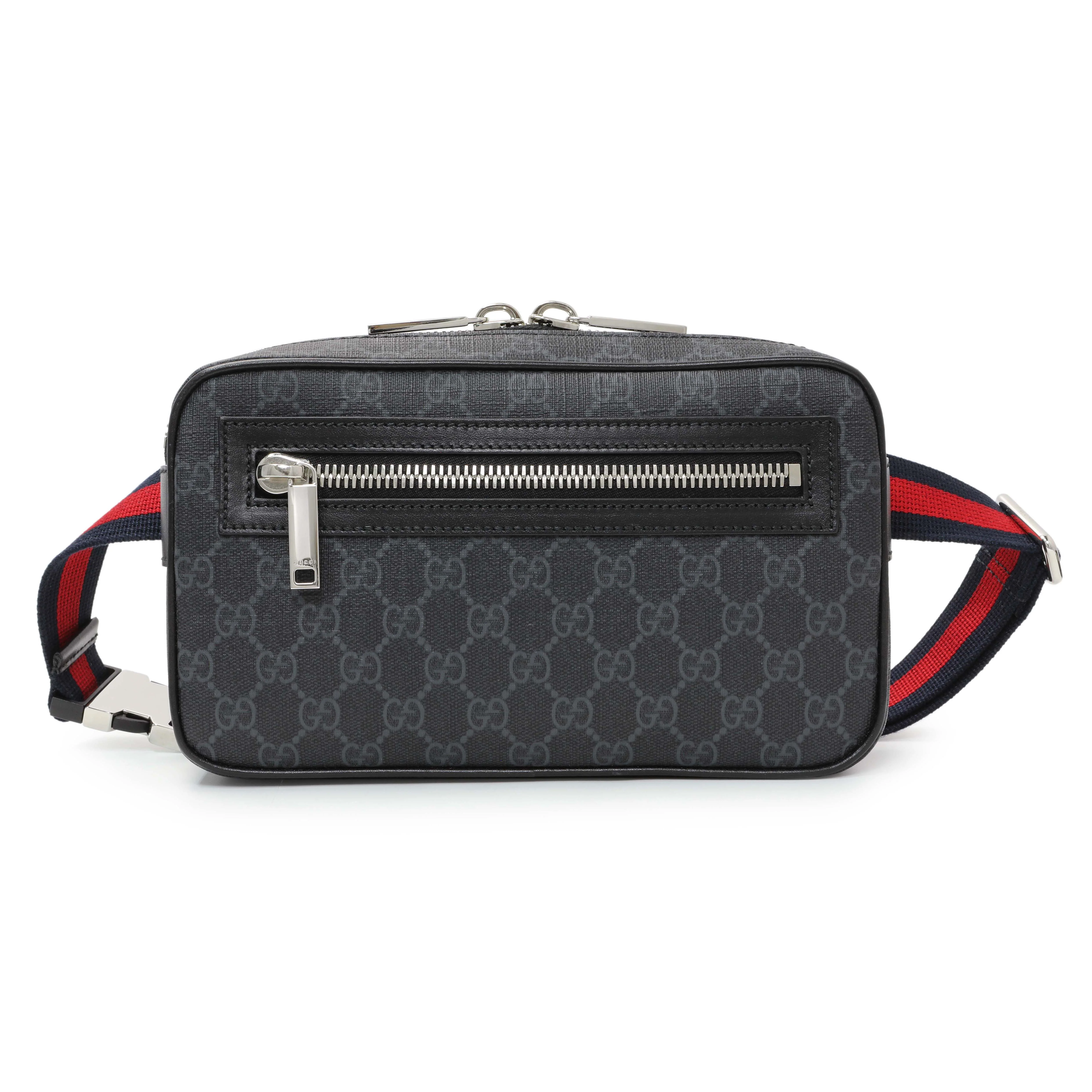 Gucci GG Supreme Monogram Web Belt Bag