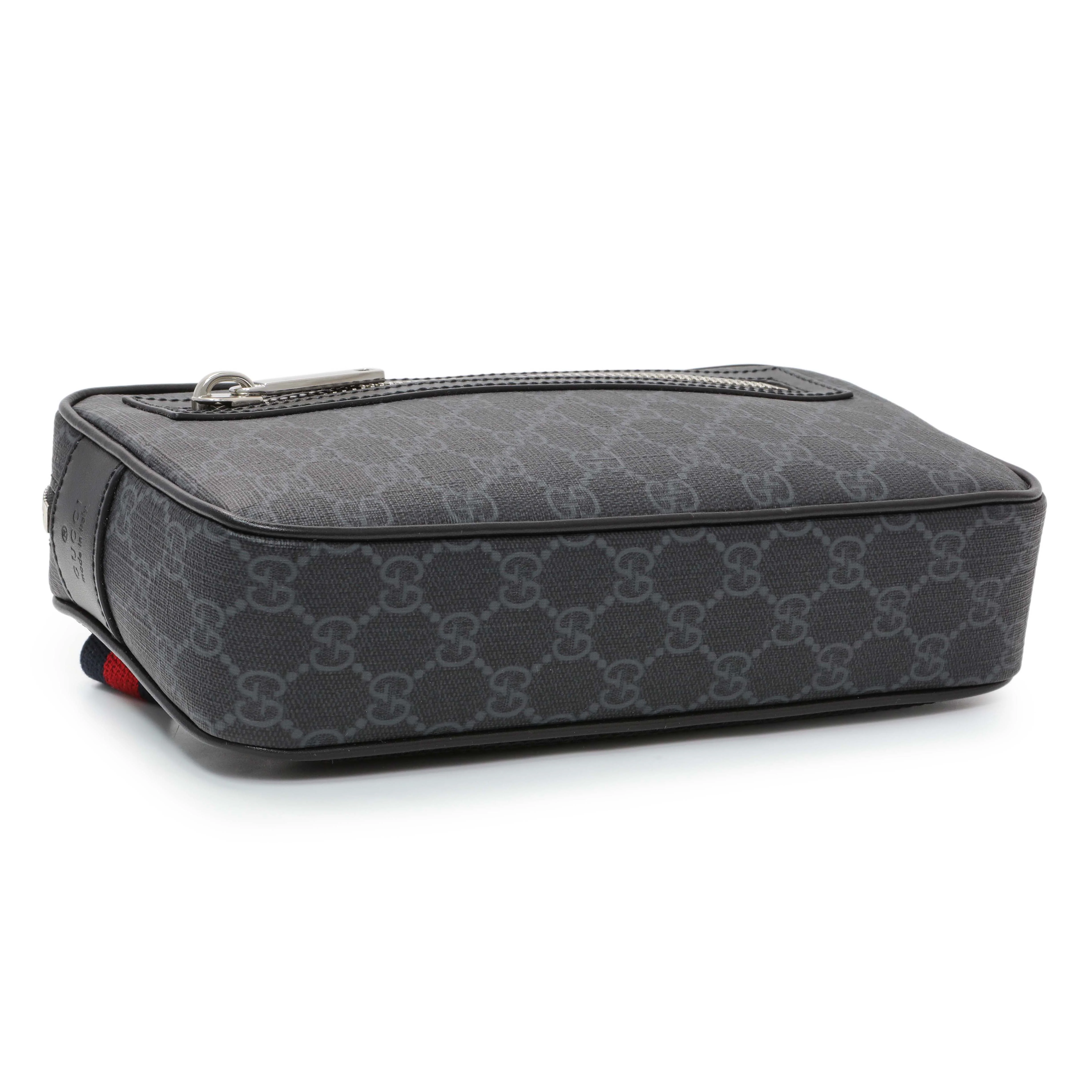 Gucci GG Supreme Monogram Web Belt Bag - Image 3