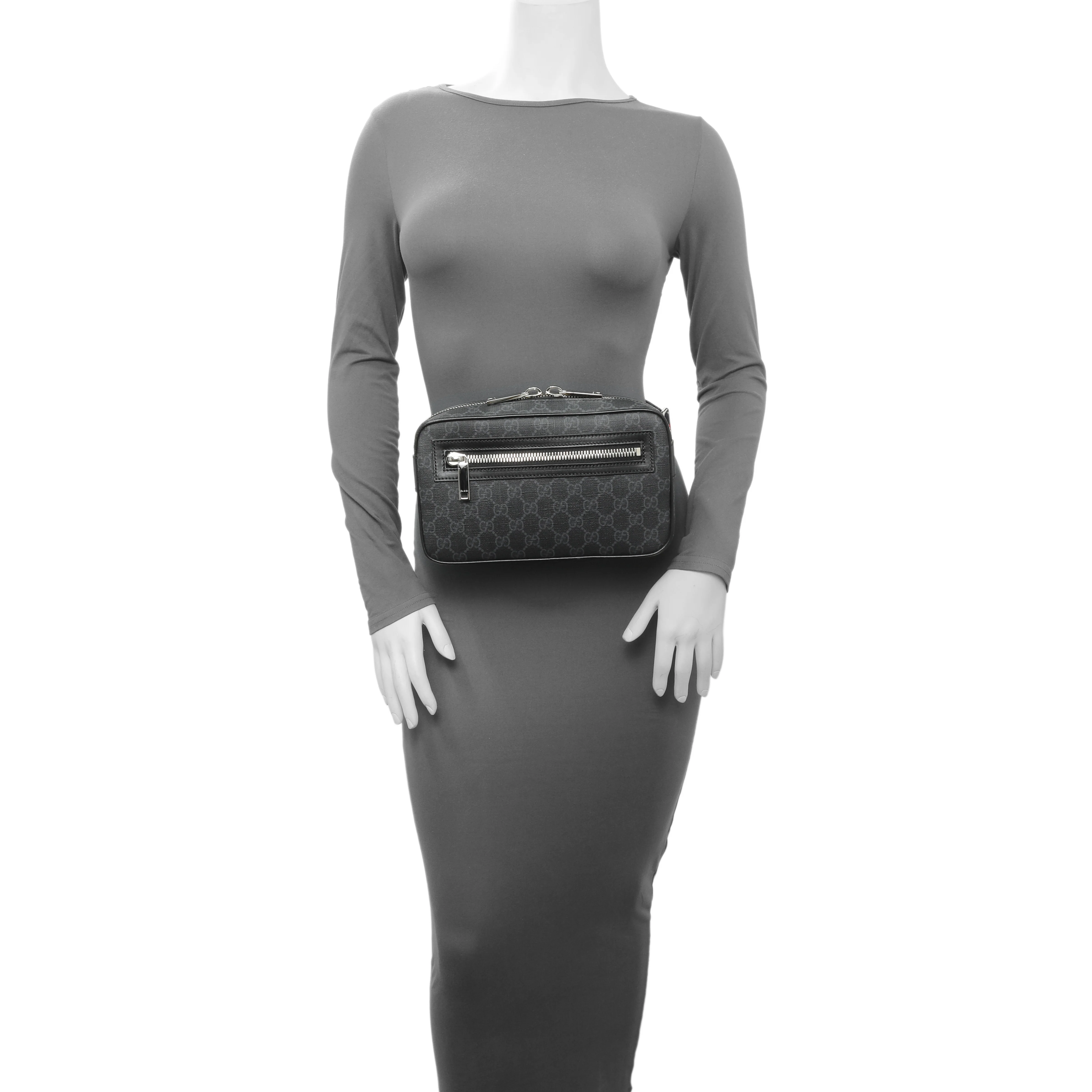Gucci GG Supreme Monogram Web Belt Bag - Image 7