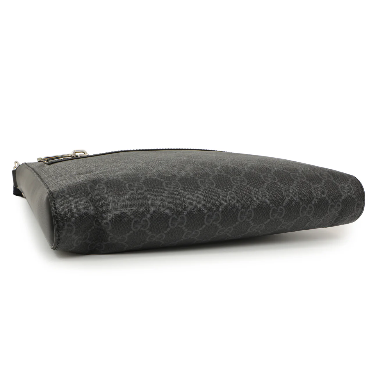 Gucci GG Supreme Monogram Web Flat Messenger Bag - Image 3