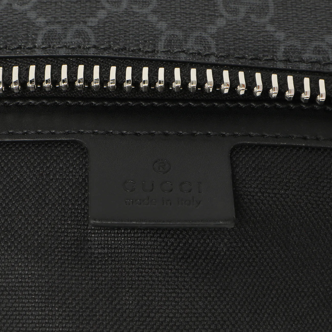 Gucci GG Supreme Monogram Web Flat Messenger Bag - Image 5