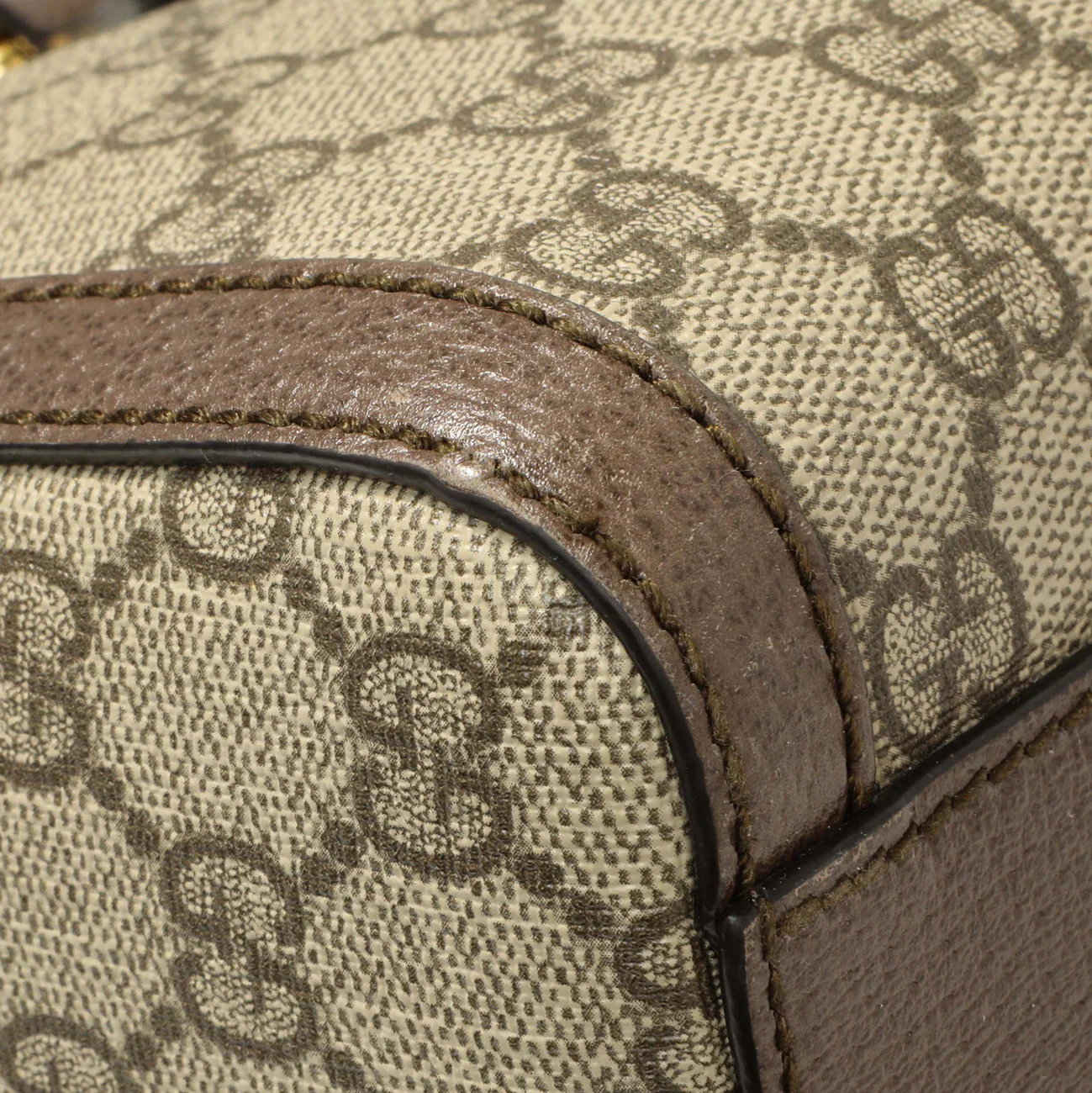 Gucci GG Supreme Monogram Web Medium Ophidia Boston - Image 4