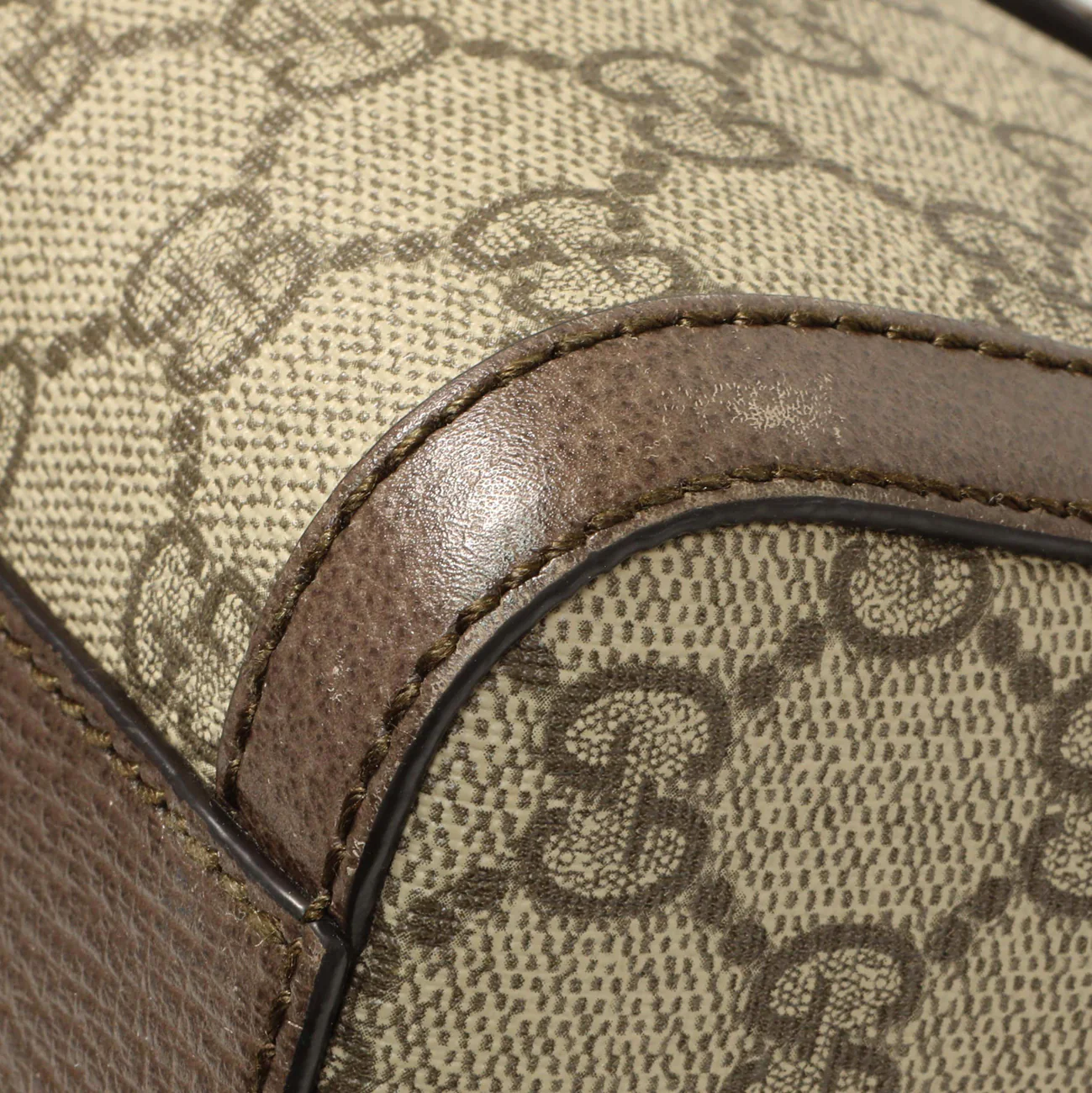 Gucci GG Supreme Monogram Web Medium Ophidia Boston - Image 5