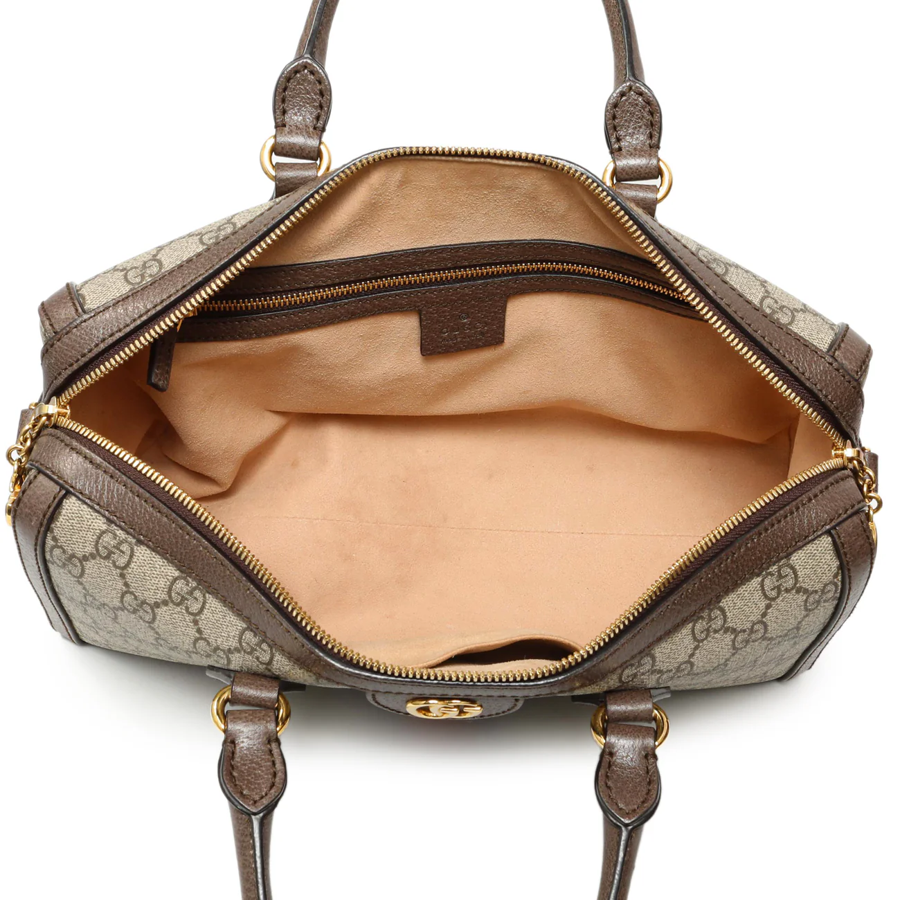 Gucci GG Supreme Monogram Web Medium Ophidia Boston - Image 8
