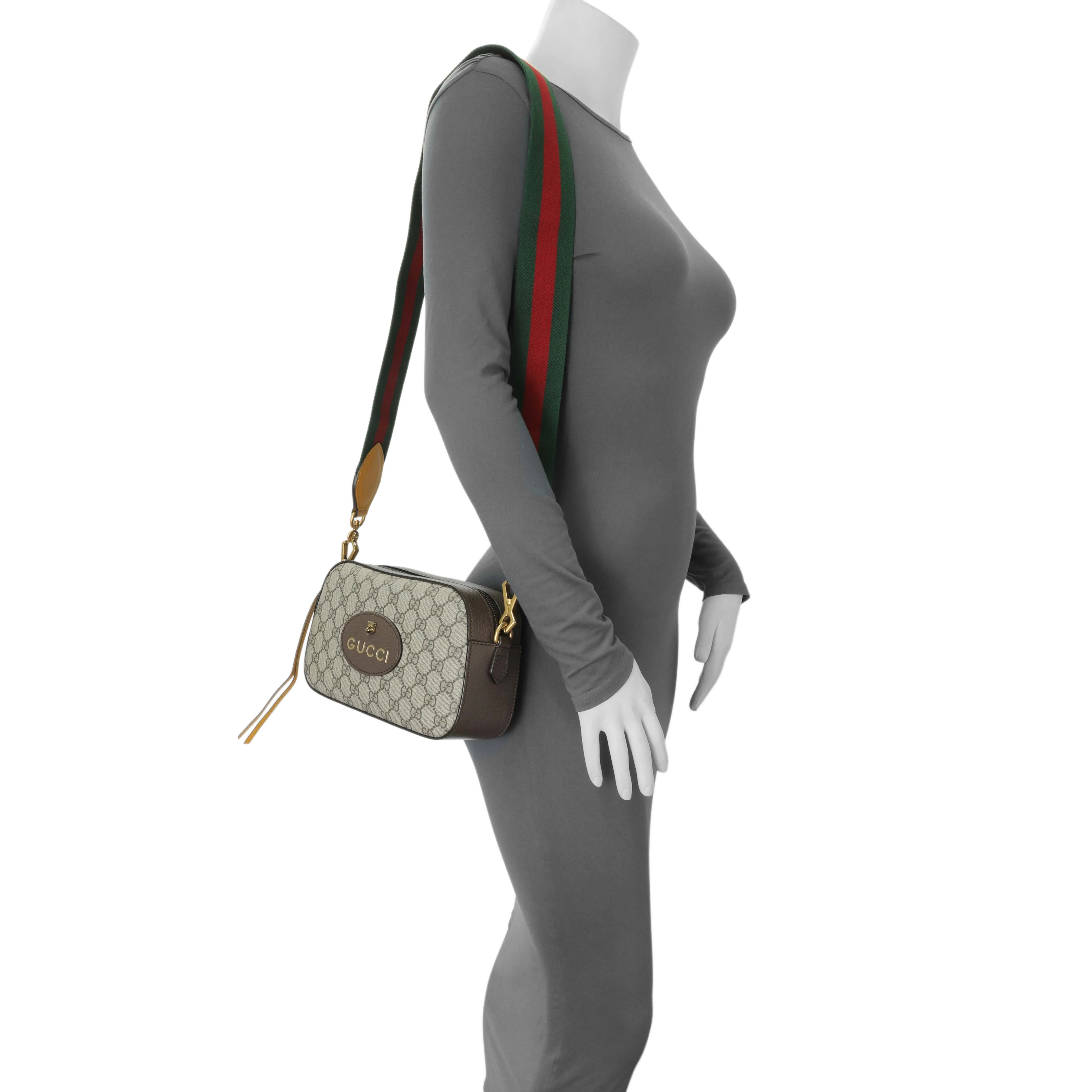 Gucci GG Supreme Monogram Web Neo Vintage Shoulder Bag - Image 11