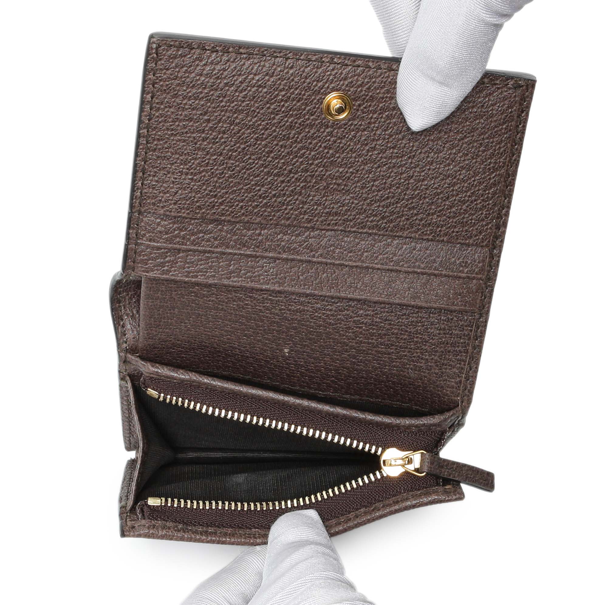 Gucci GG Supreme Monogram Web Ophidia Card Case - Image 4