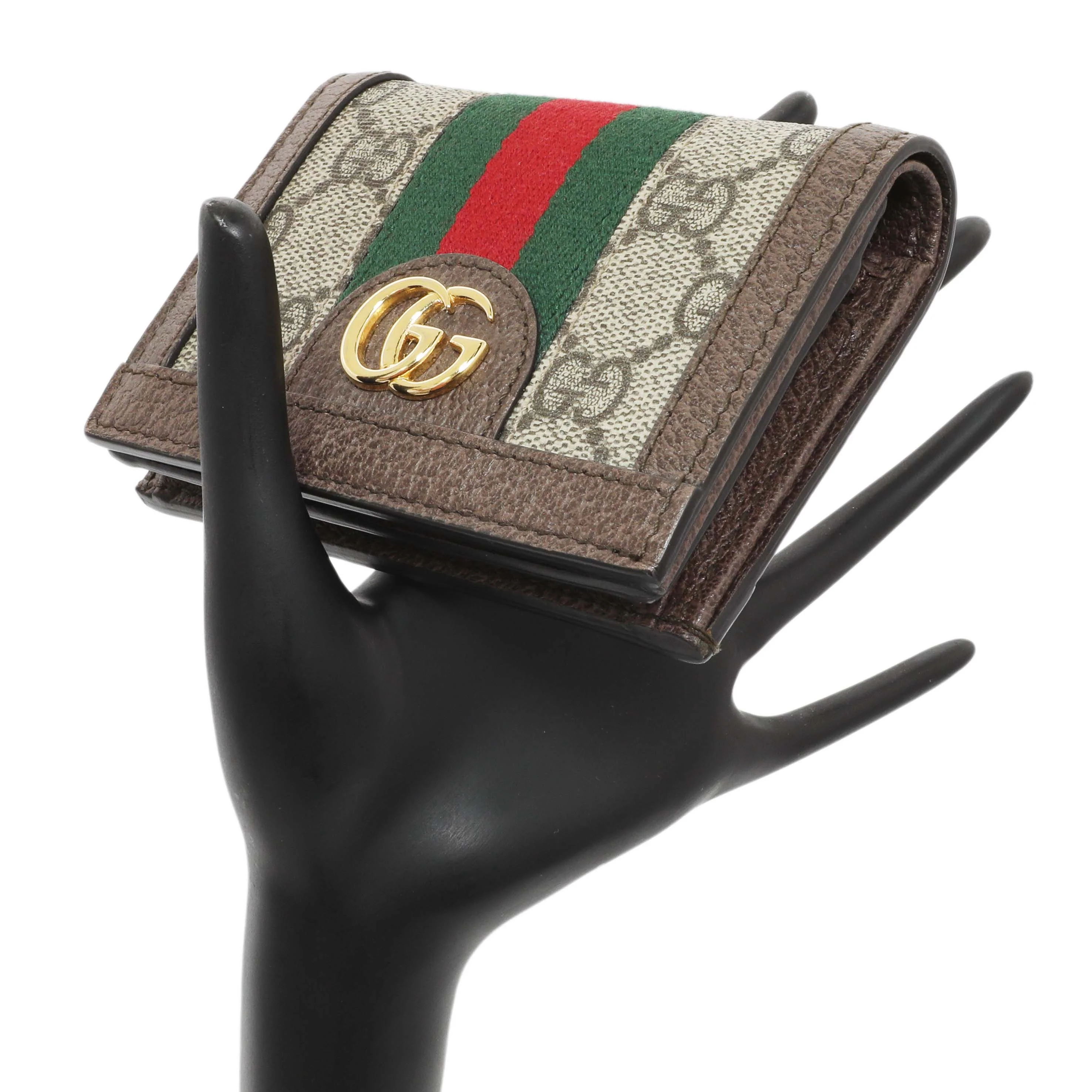 Gucci GG Supreme Monogram Web Ophidia Card Case - Image 7