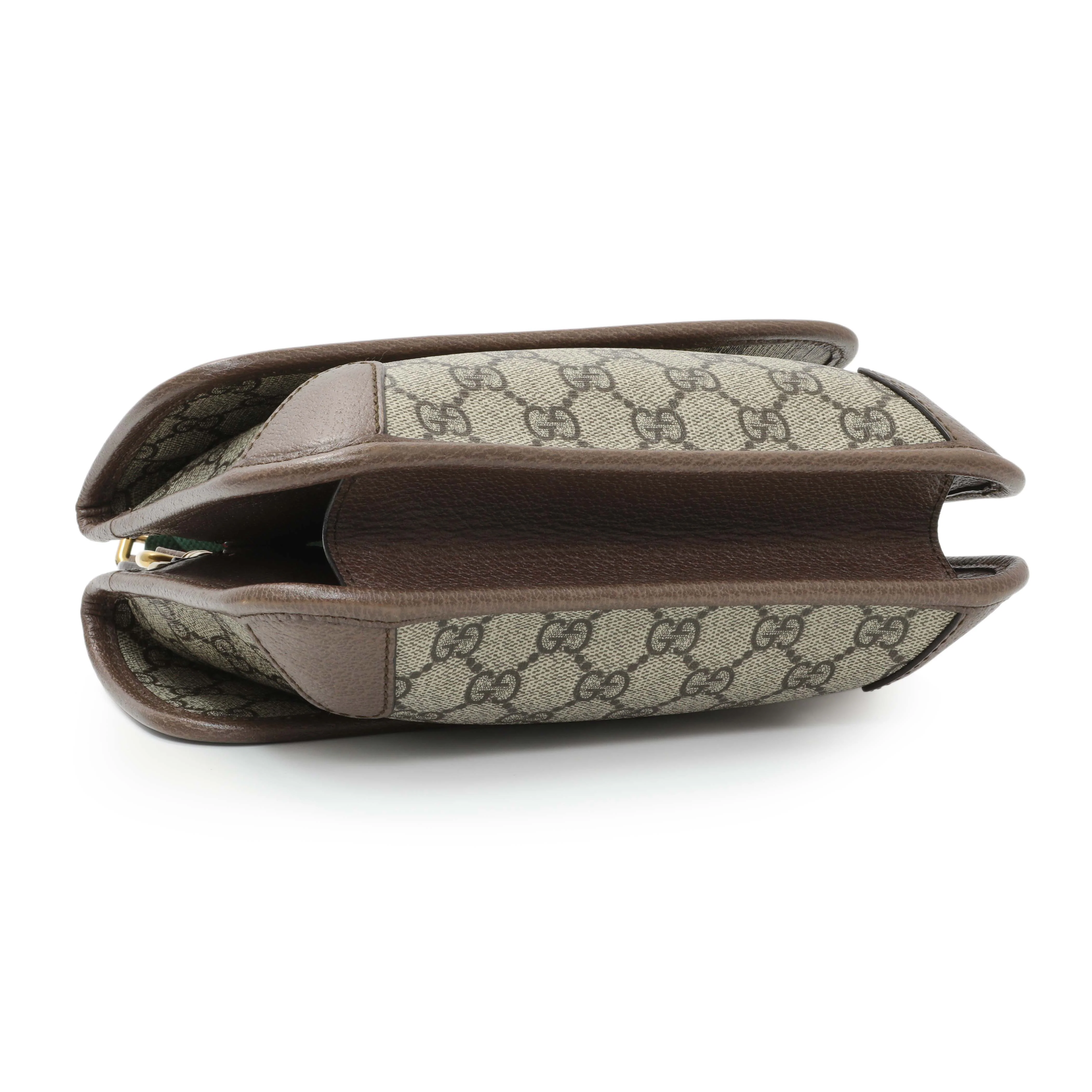 Gucci GG Supreme Monogram Web Small Neo Vintage Double Flap Messenger Bag - Image 3