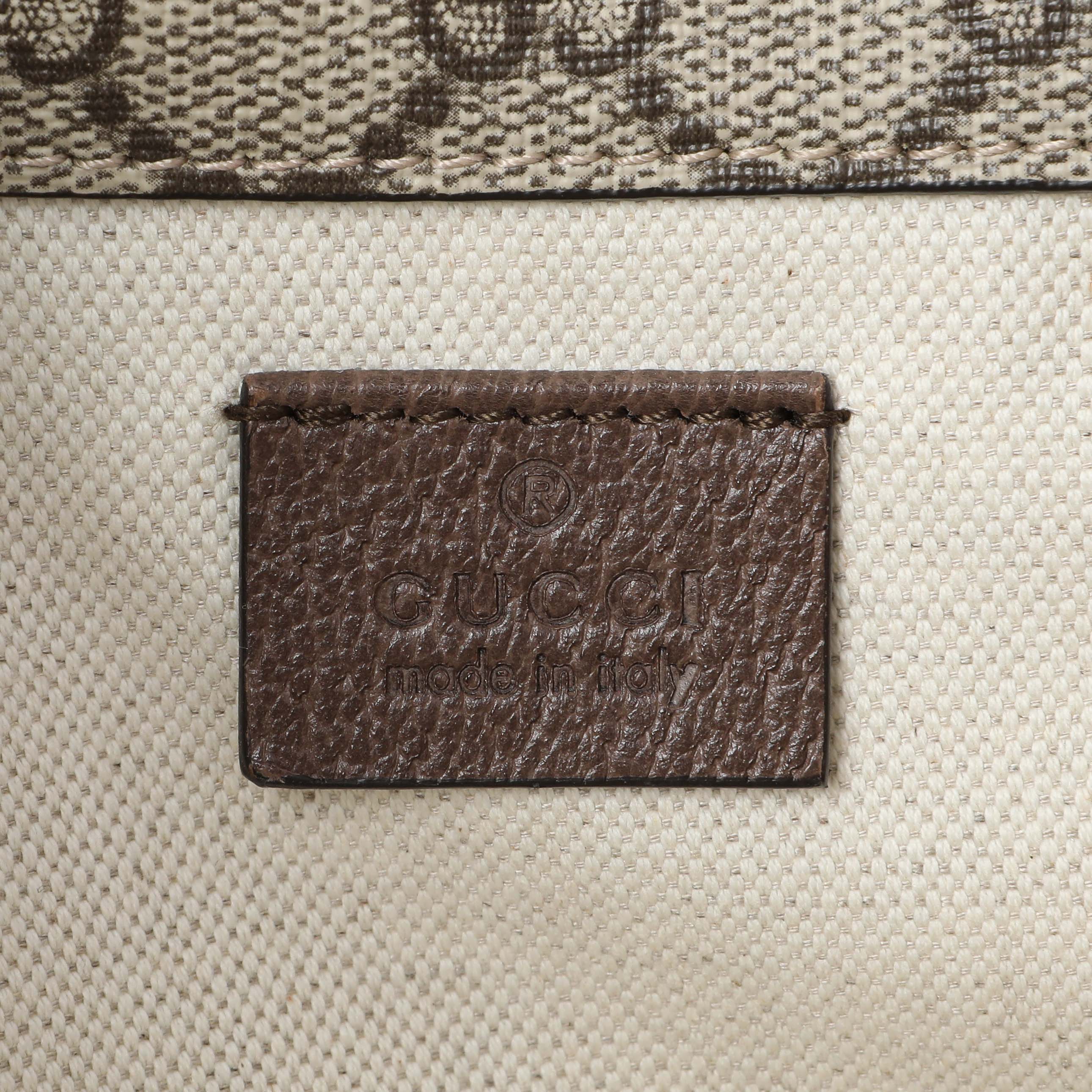 Gucci GG Supreme Monogram Web Small Neo Vintage Double Flap Messenger Bag - Image 7