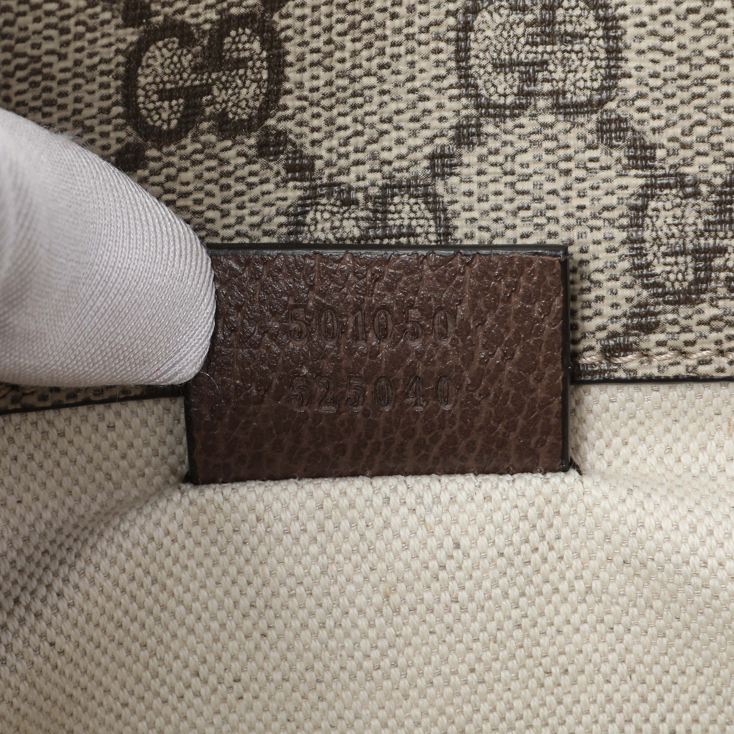 Gucci GG Supreme Monogram Web Small Neo Vintage Double Flap Messenger Bag - Image 8
