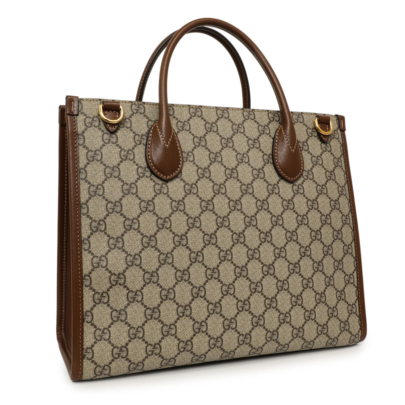 Gucci GG Supreme Small Retro Interlocking G Tote - Image 2