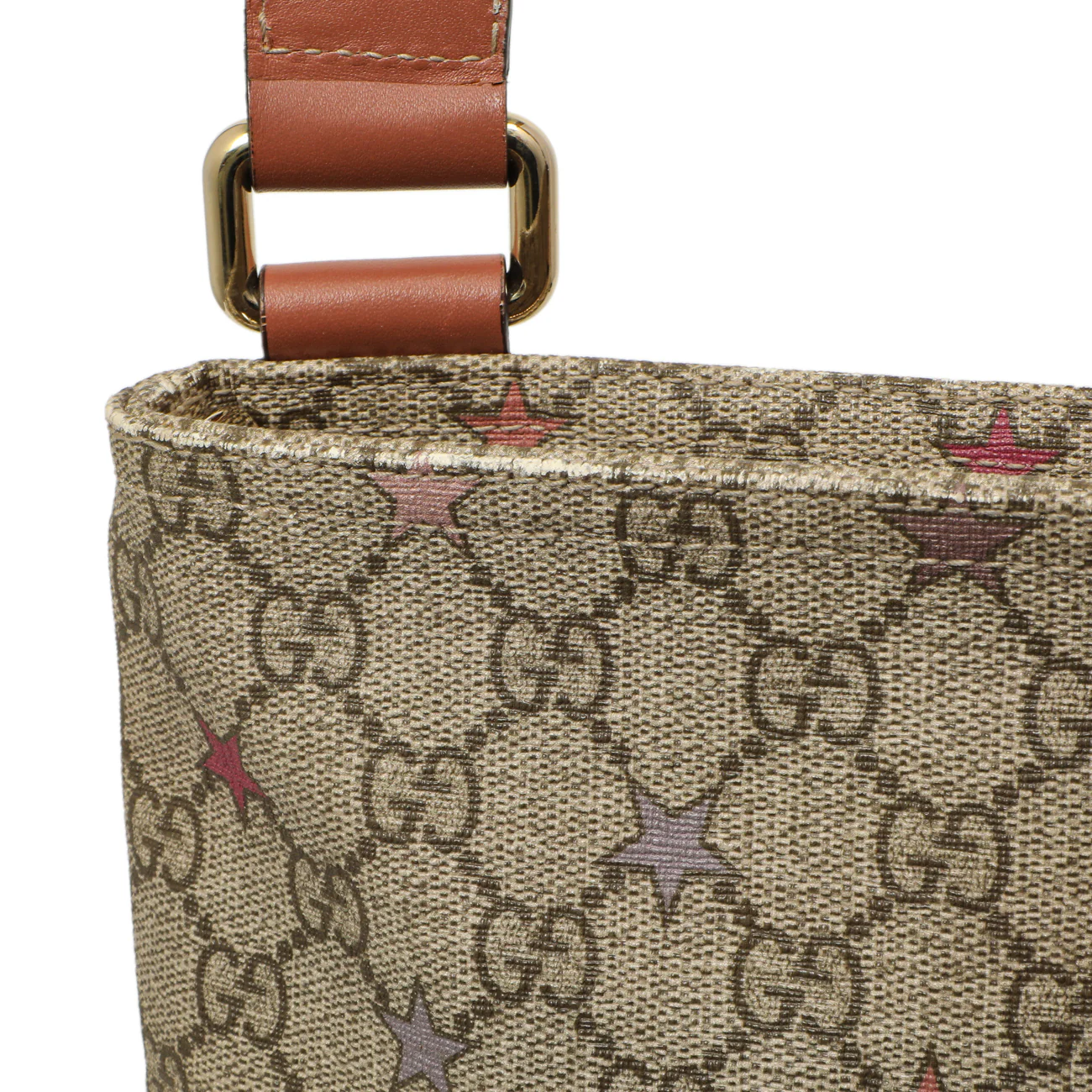 Gucci GG Supreme Stars Flat Messenger - Image 13