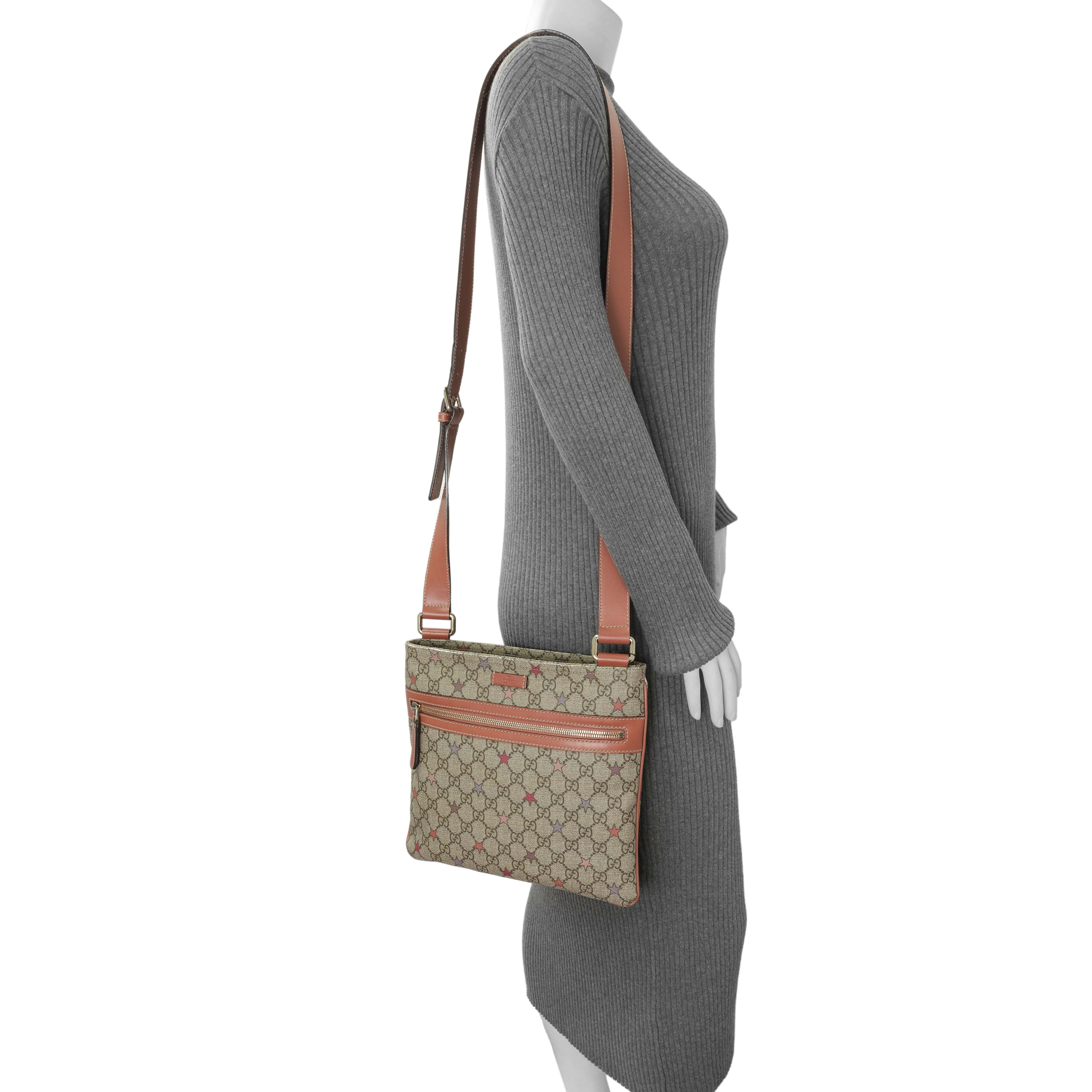 Gucci GG Supreme Stars Flat Messenger - Image 14