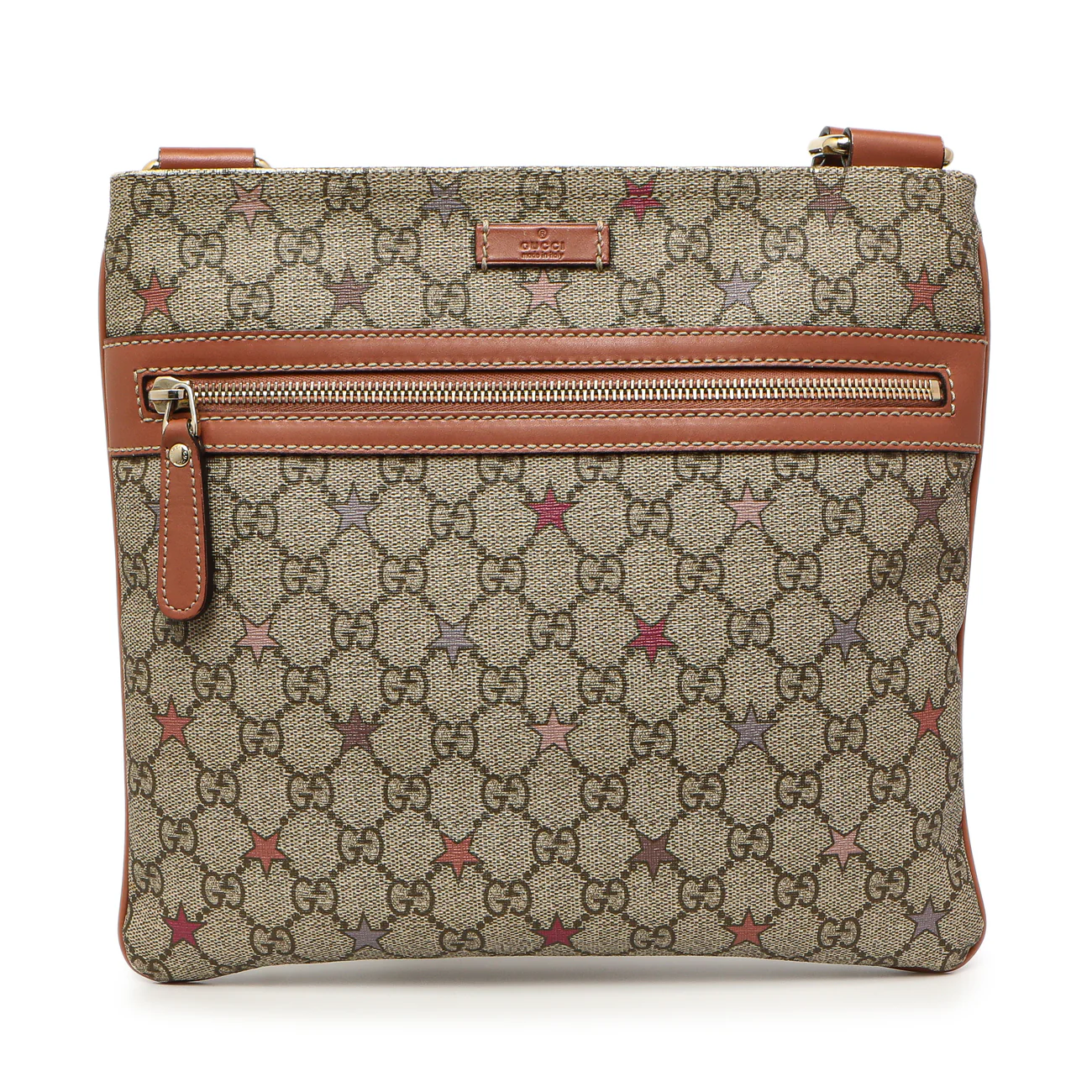 Gucci GG Supreme Stars Flat Messenger - Image 2