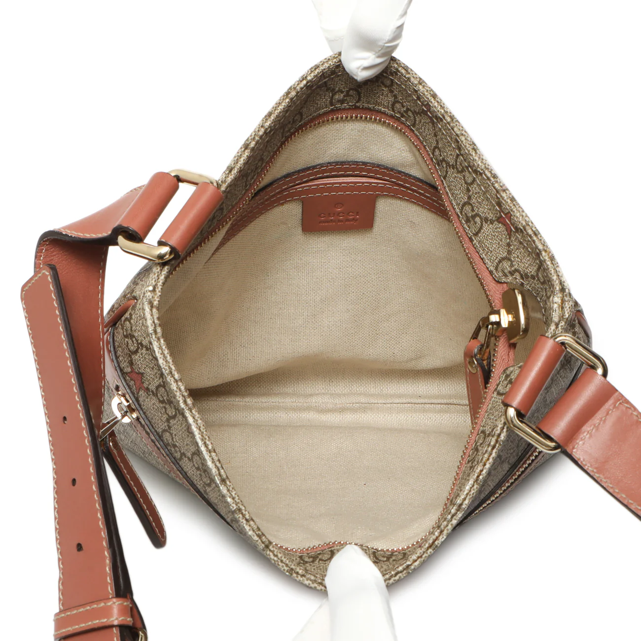 Gucci GG Supreme Stars Flat Messenger - Image 9
