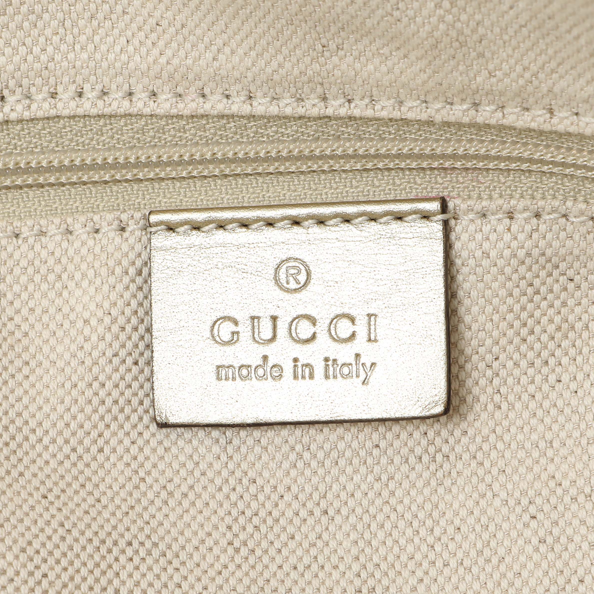 Gucci Gold Guccissima Sukey Boston Bag - Image 9
