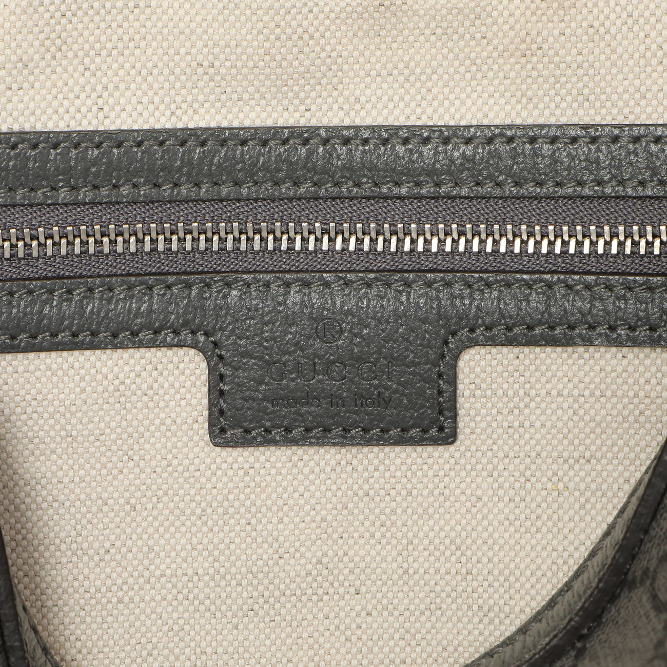 Gucci Grey GG Supreme Monogram Ophidia Crossbody - Image 9