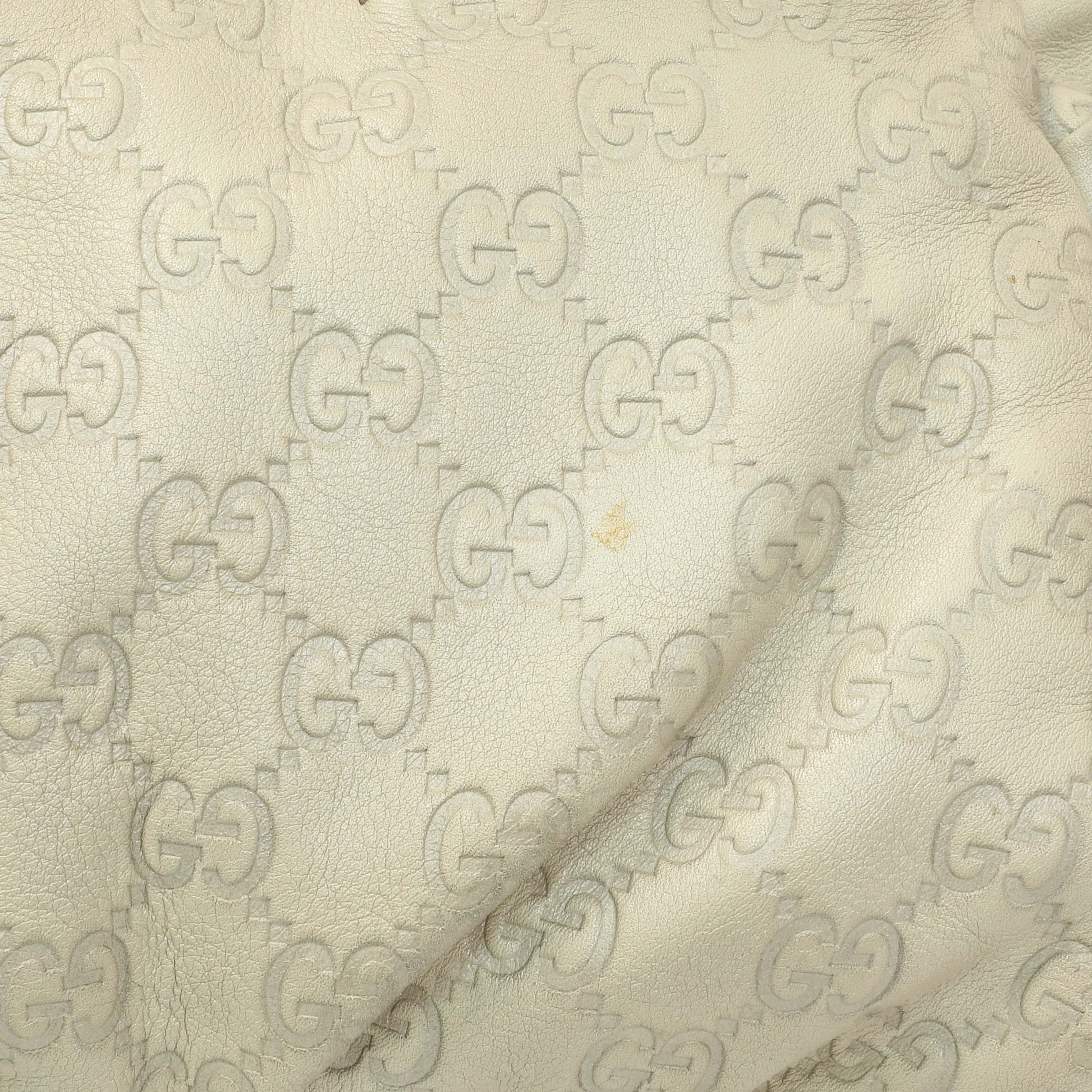 Gucci Guccissima Cream Hysteria Handbag - Image 11