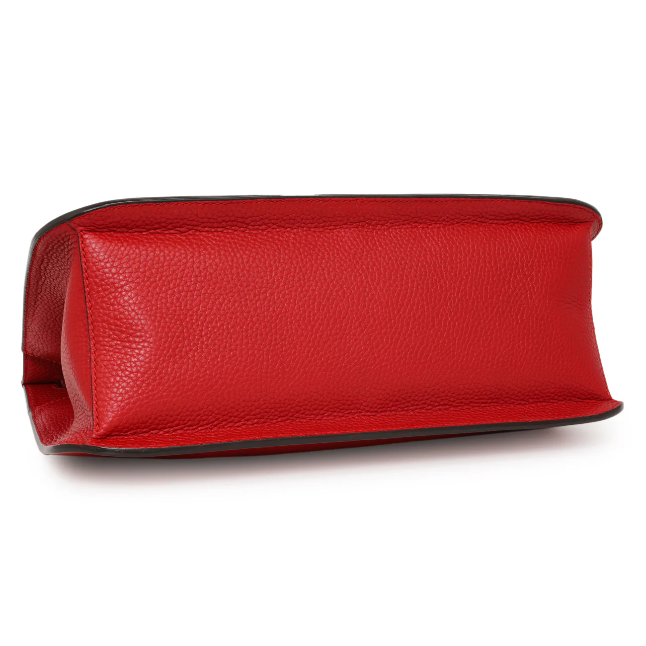 Gucci Hibiscus Red Calfskin Bamboo Daily Flap - Image 3