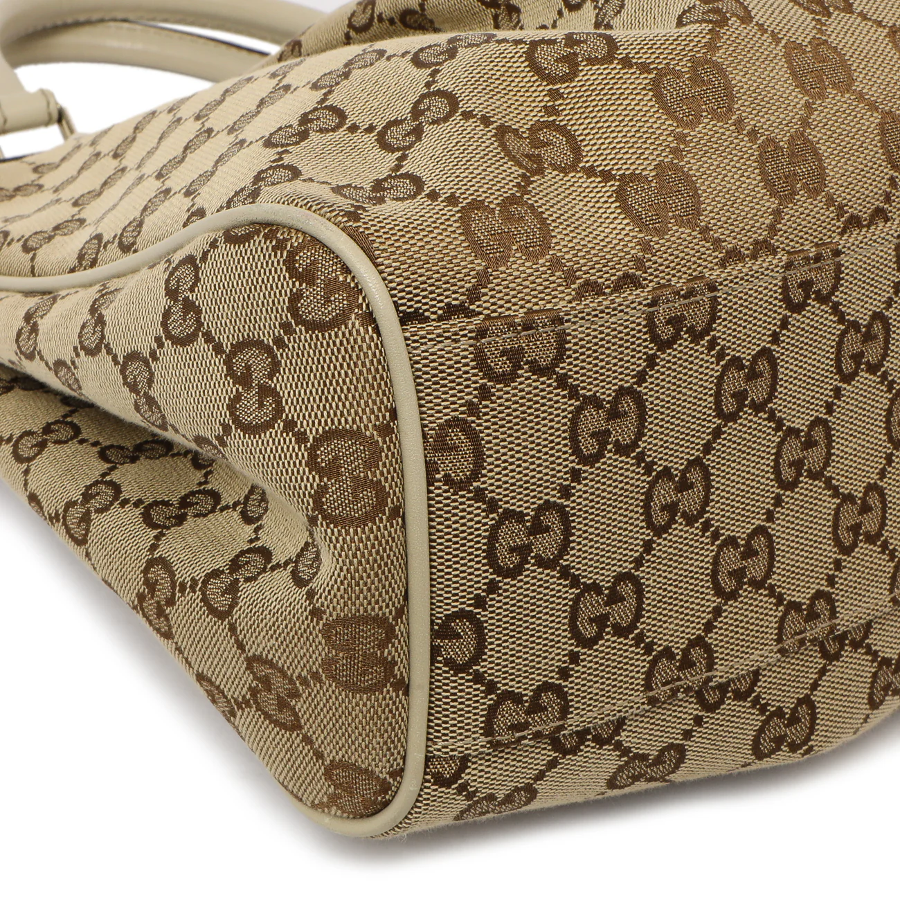 Gucci Ivory Monogram Medium Sukey Tote - Image 6