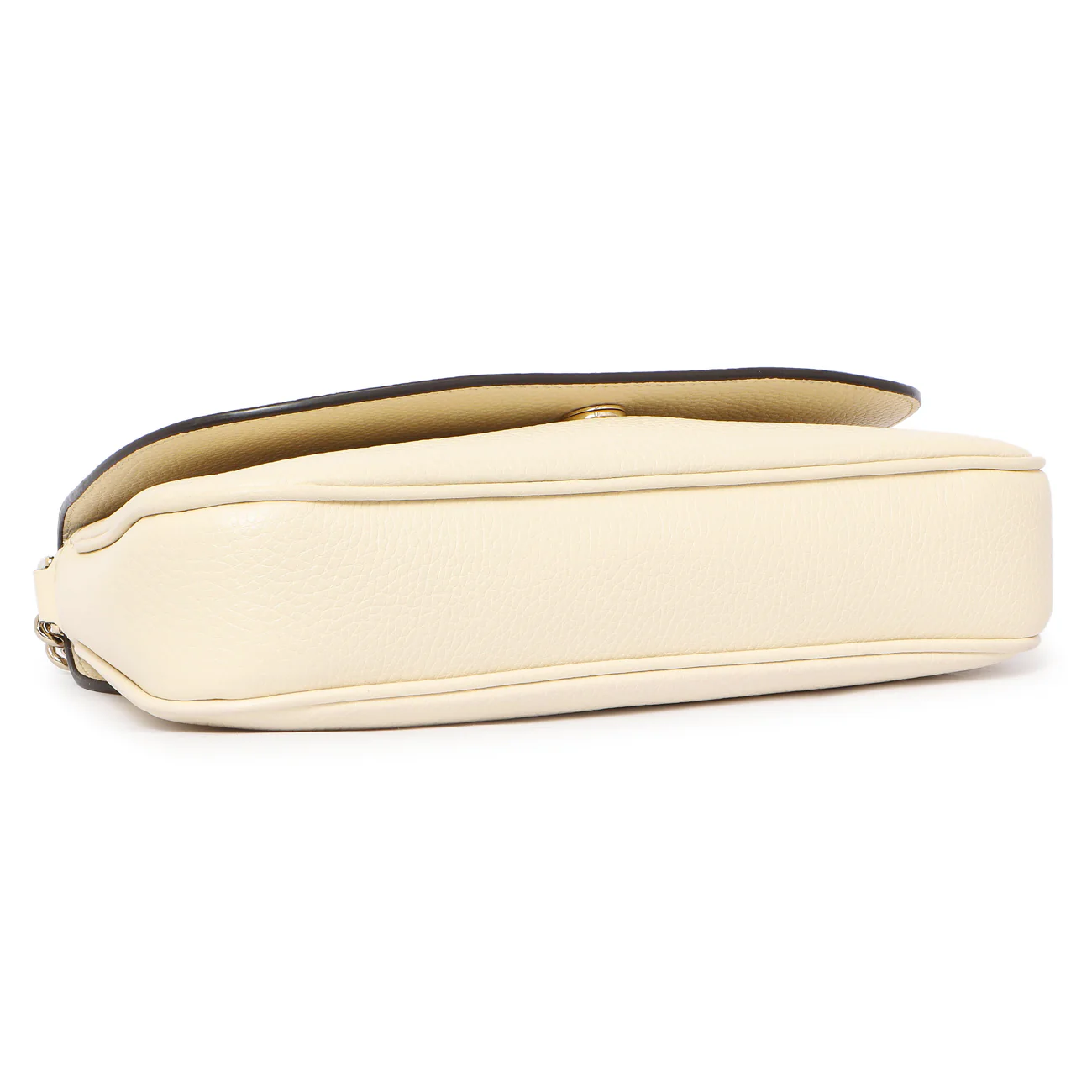 Gucci Ivory Pebbled Calfskin Medium Soho Flap Crossbody - Image 3
