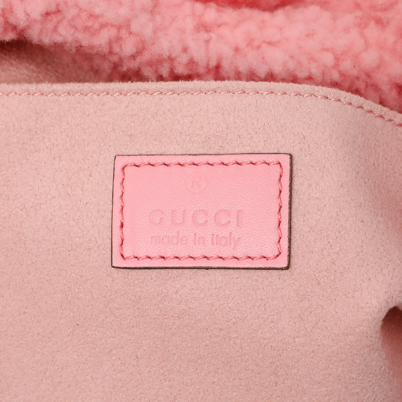 Gucci Lotus Pink Shearling Small Jackie 1961 Shoulder Bag - Image 5