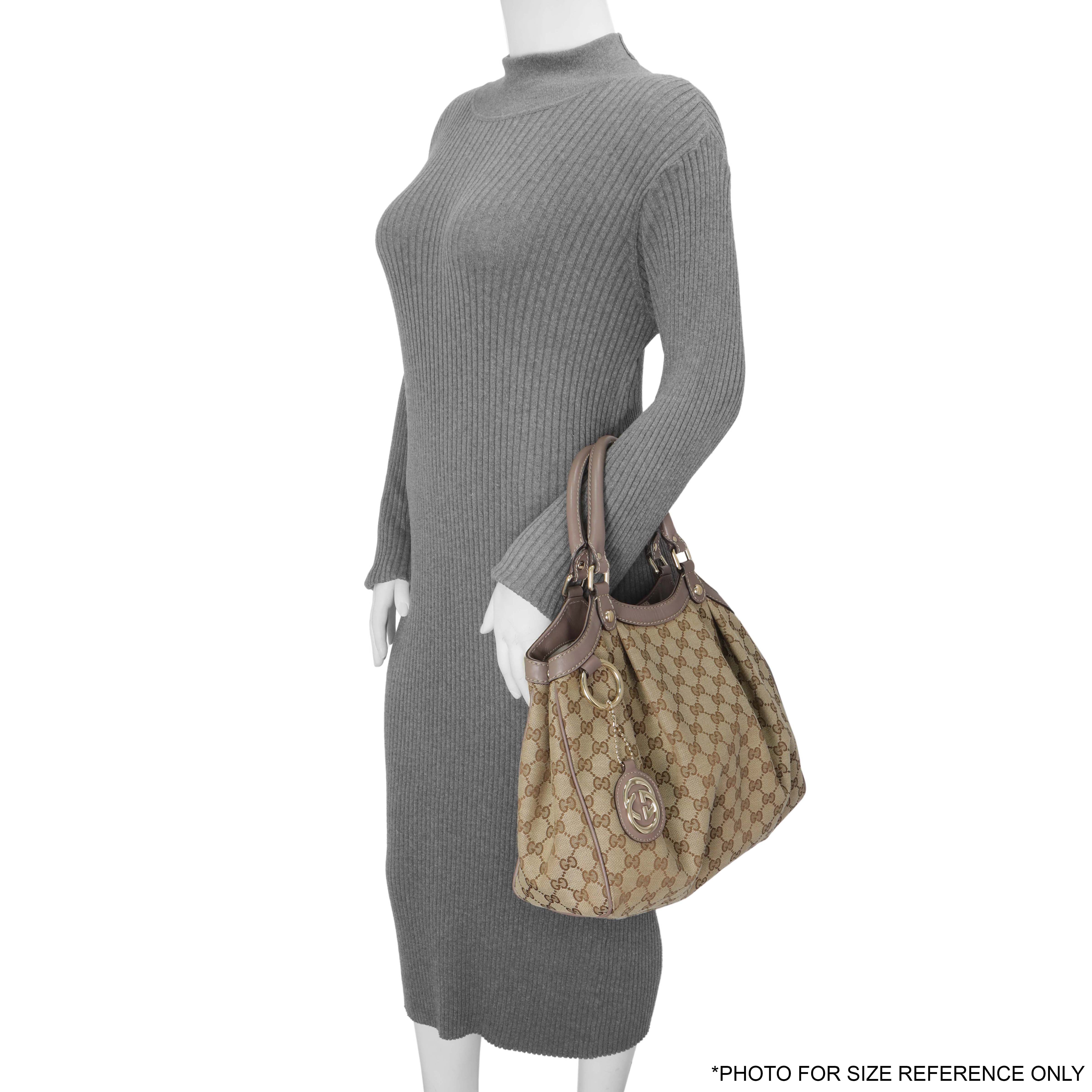 Gucci Mauve Monogram Medium Sukey - Image 11
