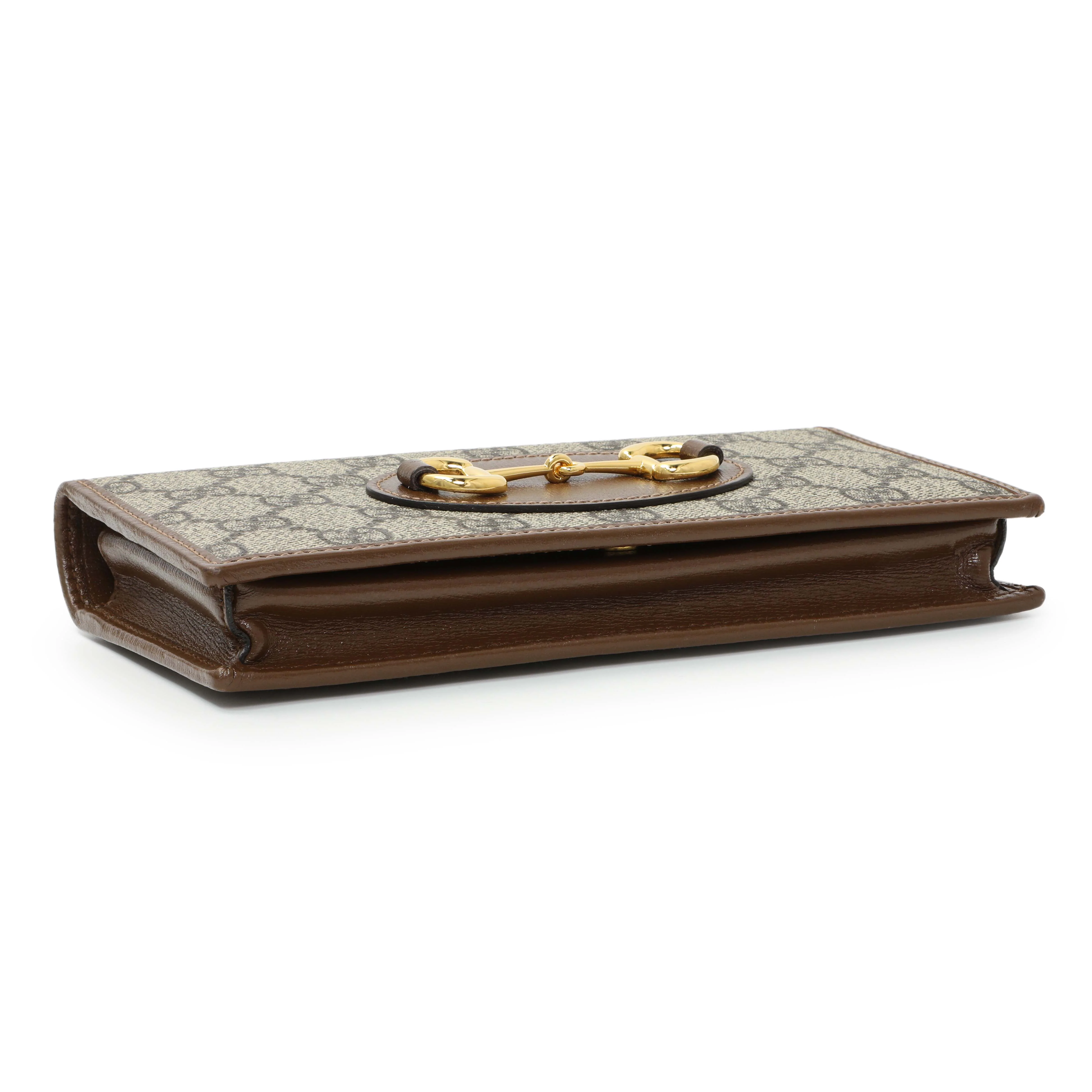 Gucci Monogram 1955 Horsebit Wallet on Chain - Image 3