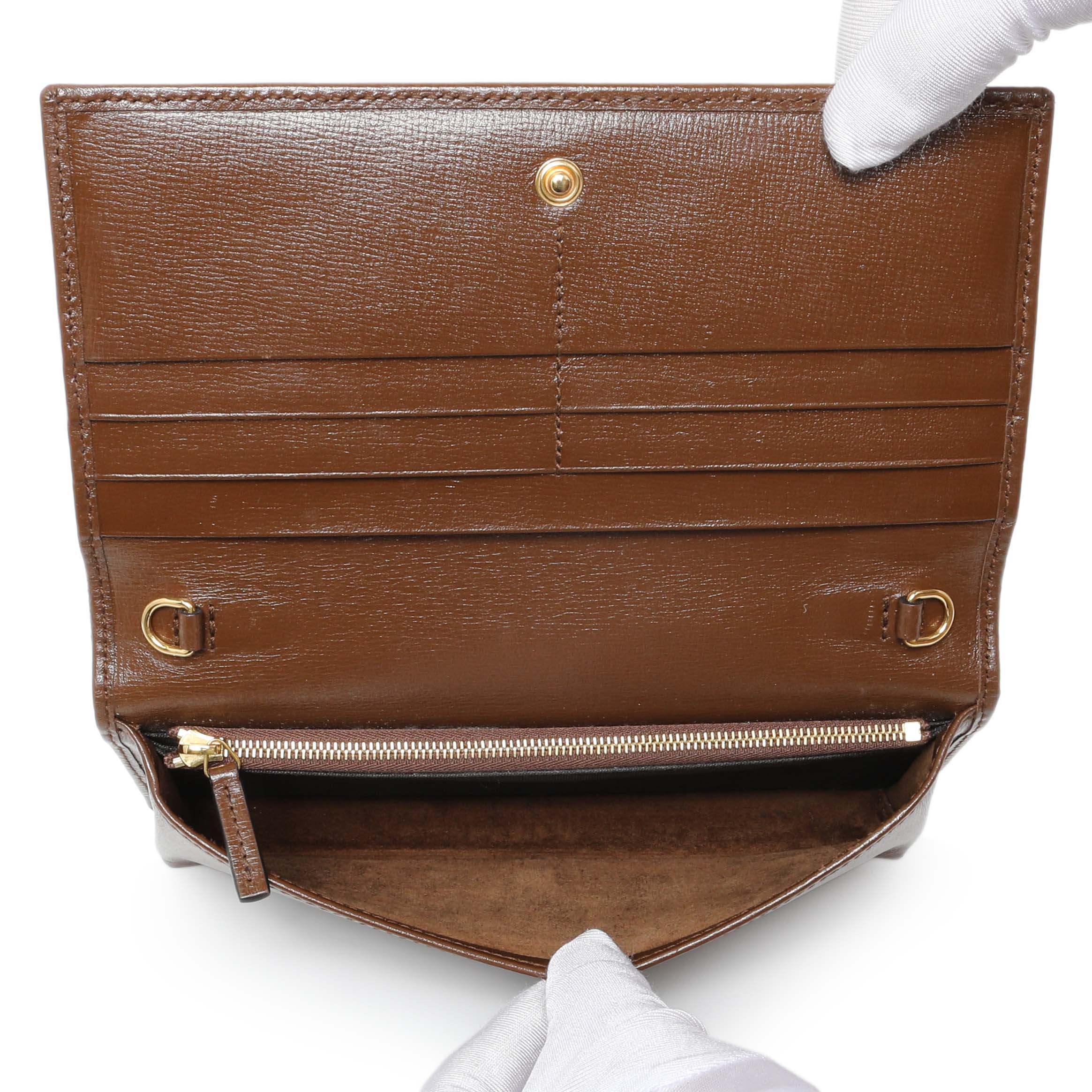 Gucci Monogram 1955 Horsebit Wallet on Chain - Image 8