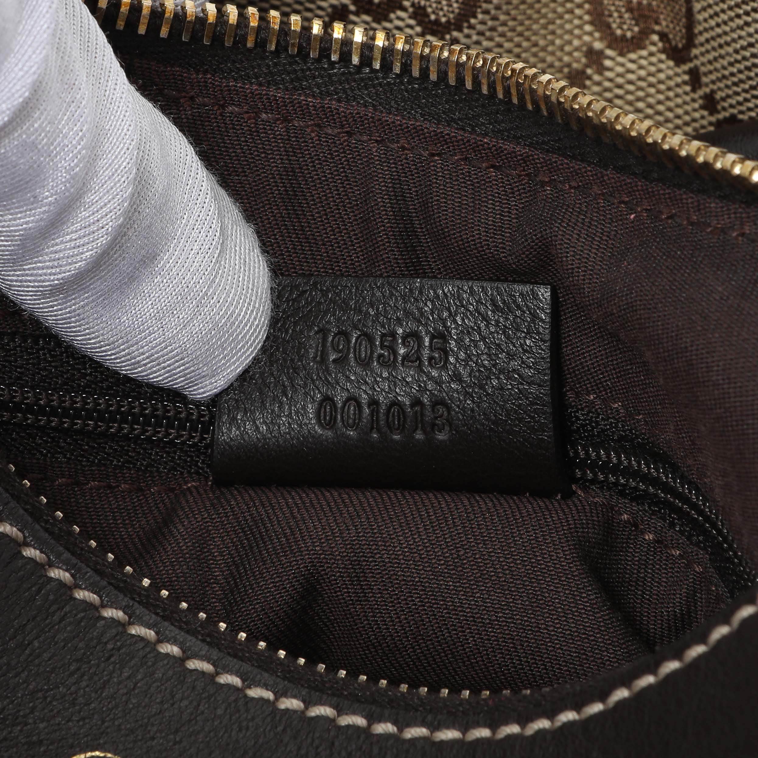 Gucci Monogram Abbey D Ring Hobo - Image 10