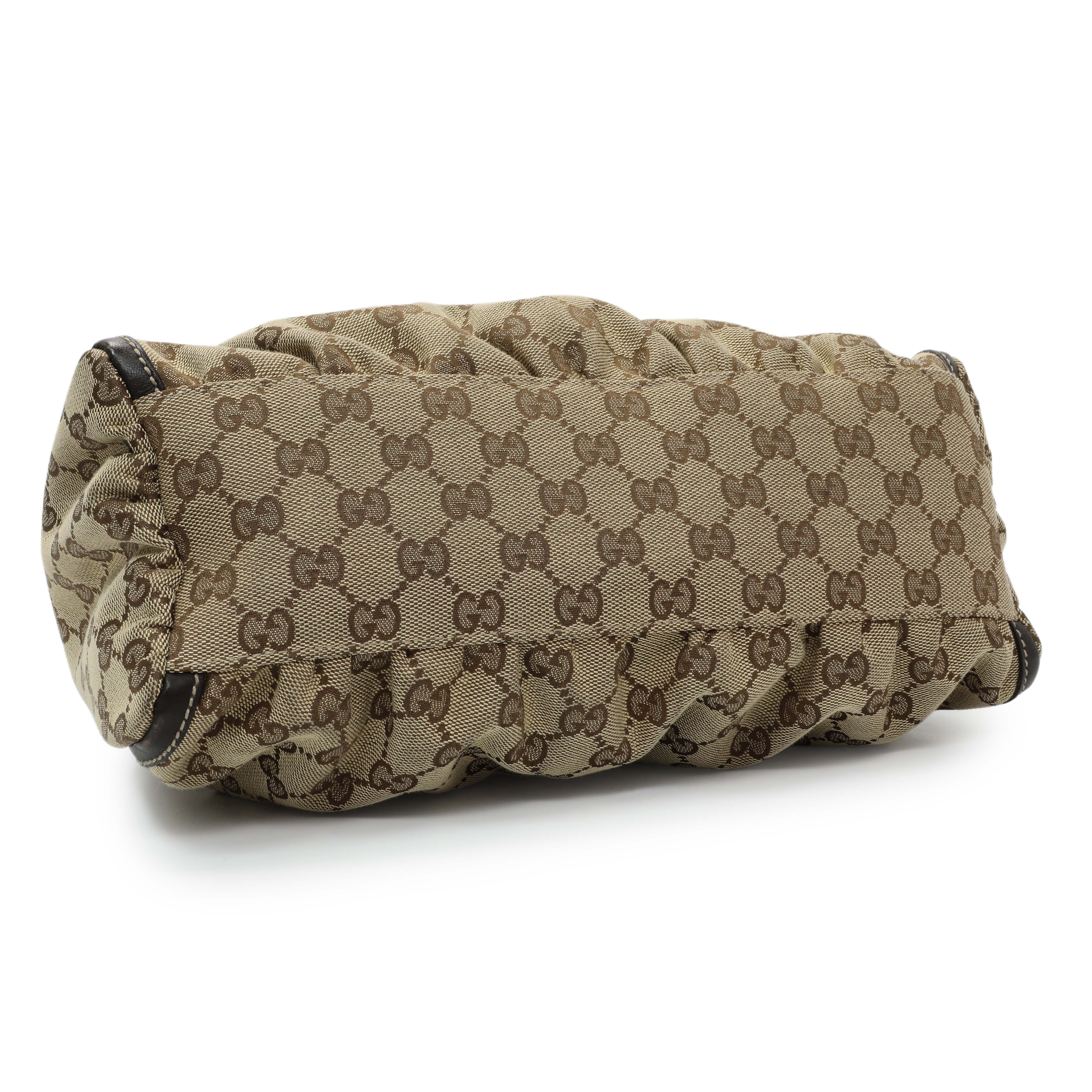 Gucci Monogram Abbey D Ring Hobo - Image 3